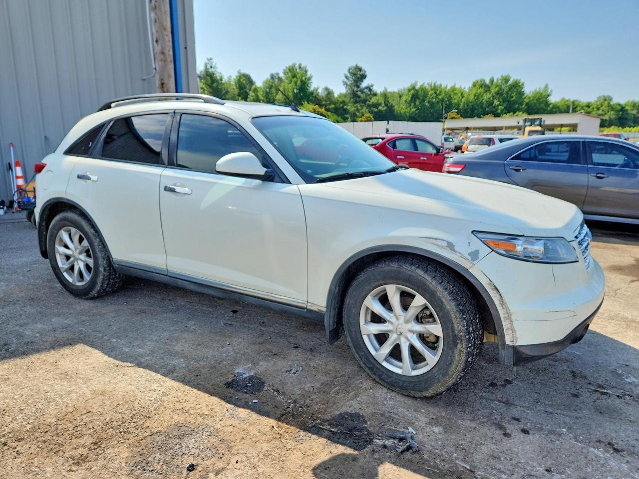 2006 Infiniti Fx35 Base White vin: JNRAS08W36X207764
