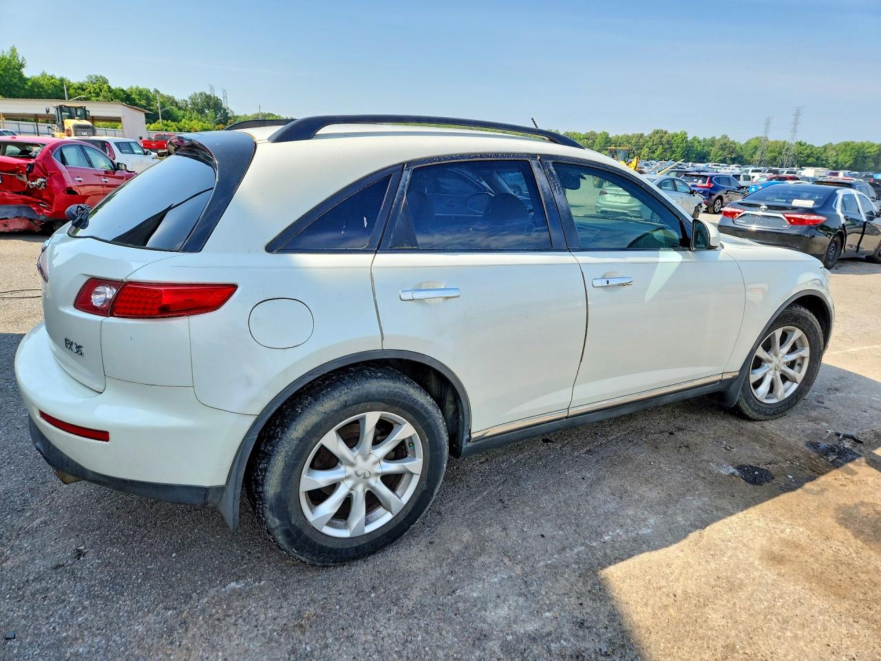 2006 Infiniti Fx35 Base White vin: JNRAS08W36X207764