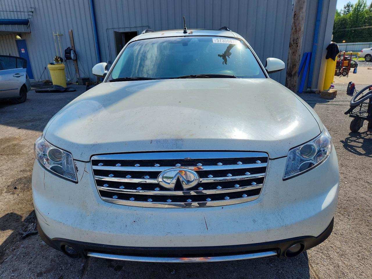 2006 Infiniti Fx35 Base White vin: JNRAS08W36X207764
