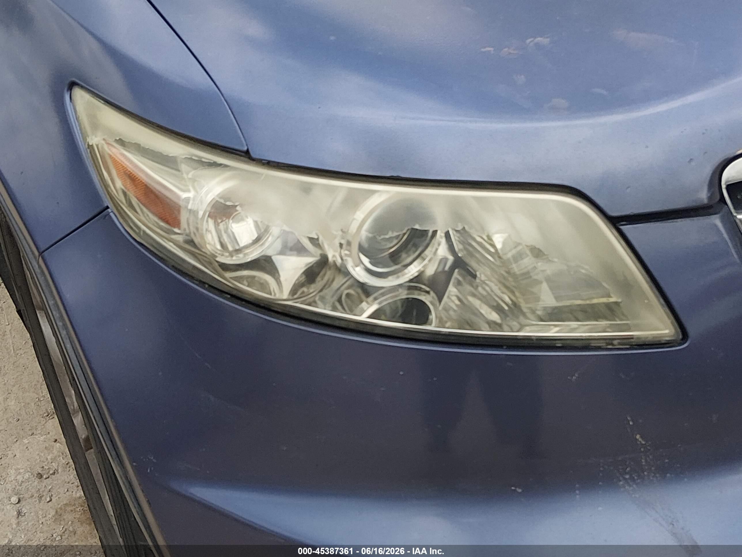 2006 Infiniti Fx35   Blue vin: JNRAS08W36X211586