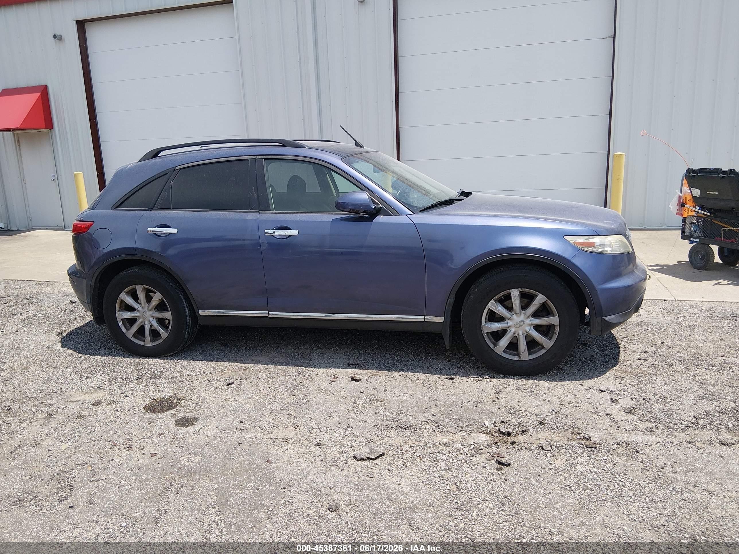 2006 Infiniti Fx35   Blue vin: JNRAS08W36X211586
