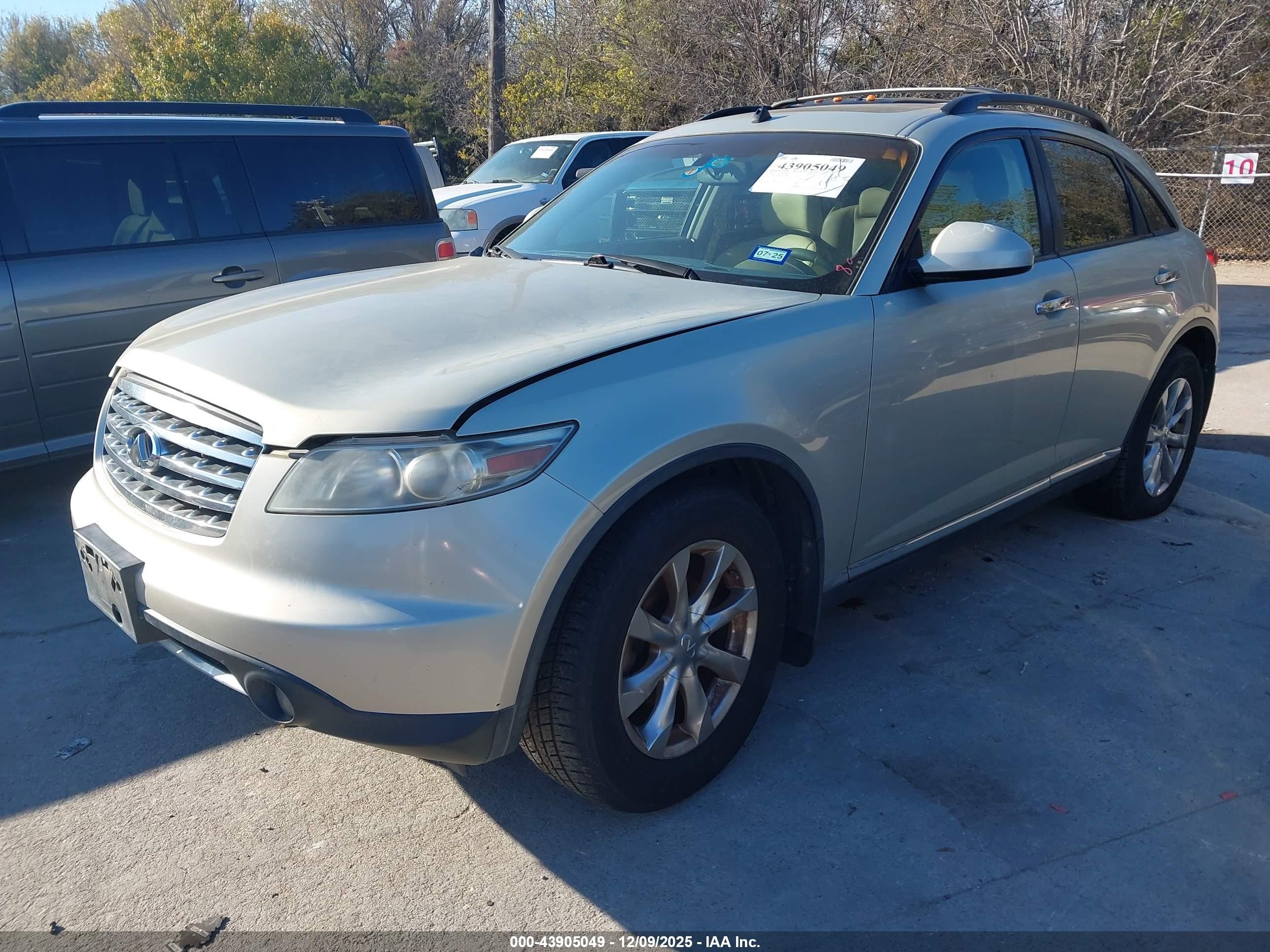 2007 Infiniti Fx35   Gold vin: JNRAS08W37X204204