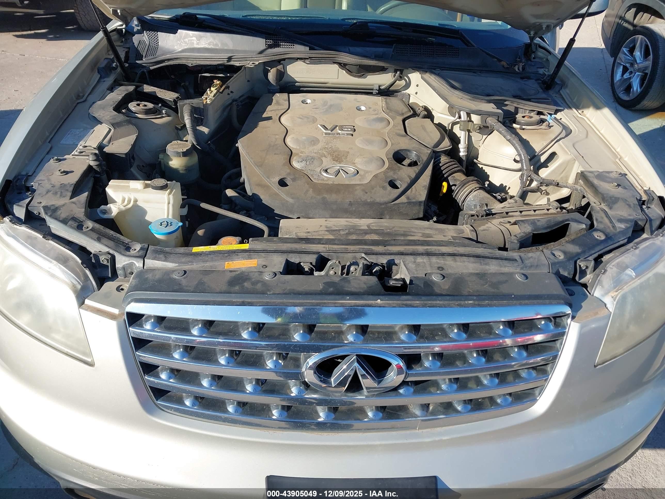 2007 Infiniti Fx35   Gold vin: JNRAS08W37X204204