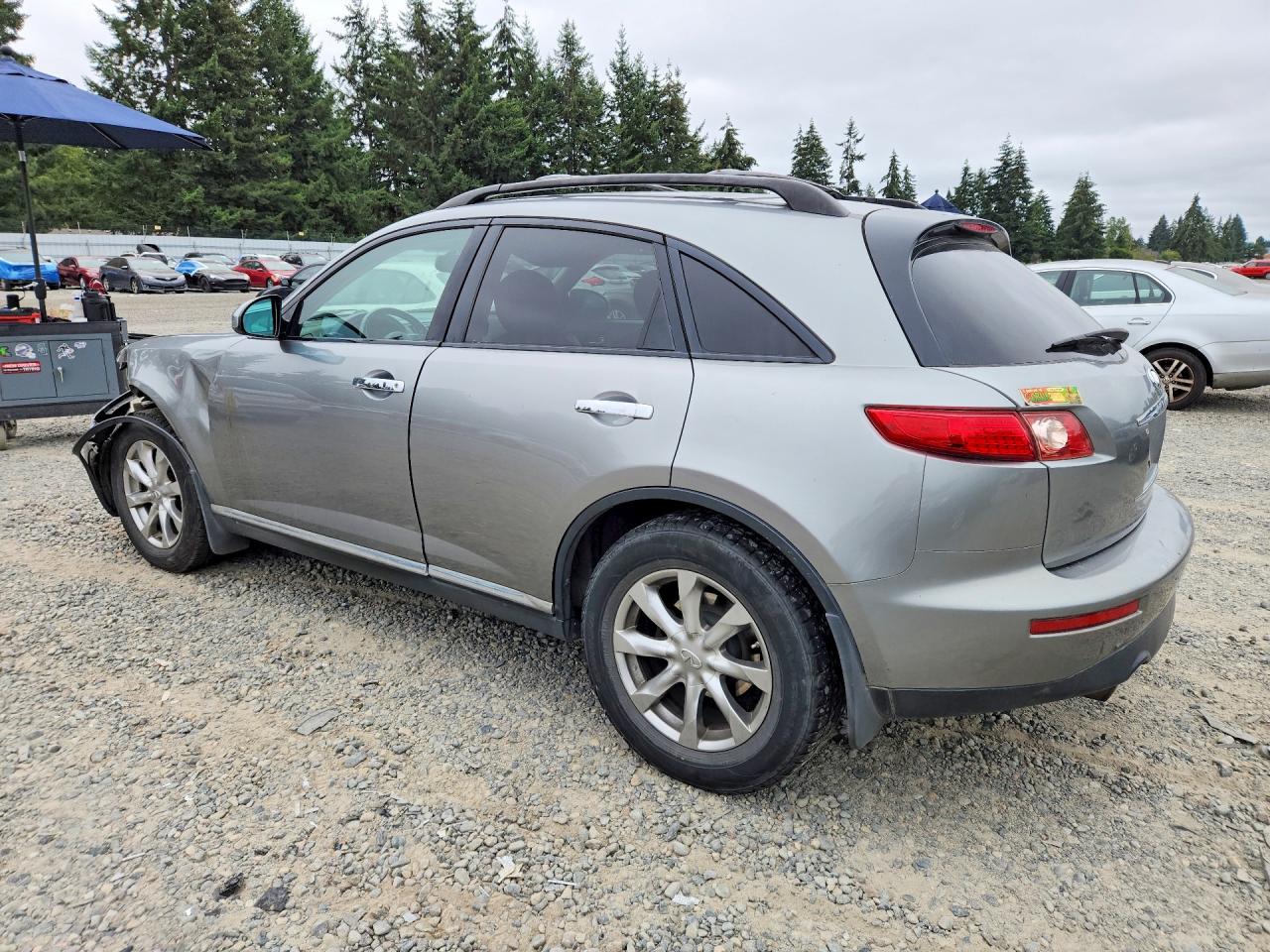 2008 Infiniti Fx35 Base Gray vin: JNRAS08W38X202048