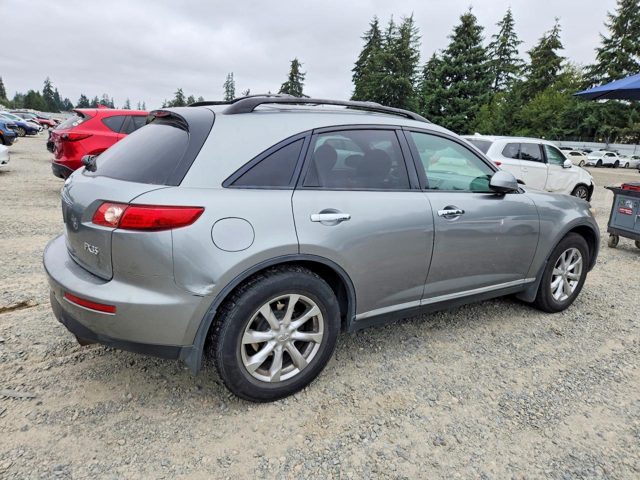 2008 Infiniti Fx35 Base Gray vin: JNRAS08W38X202048