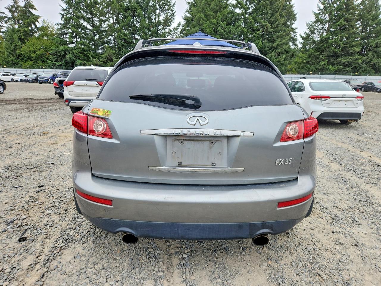 2008 Infiniti Fx35 Base Gray vin: JNRAS08W38X202048