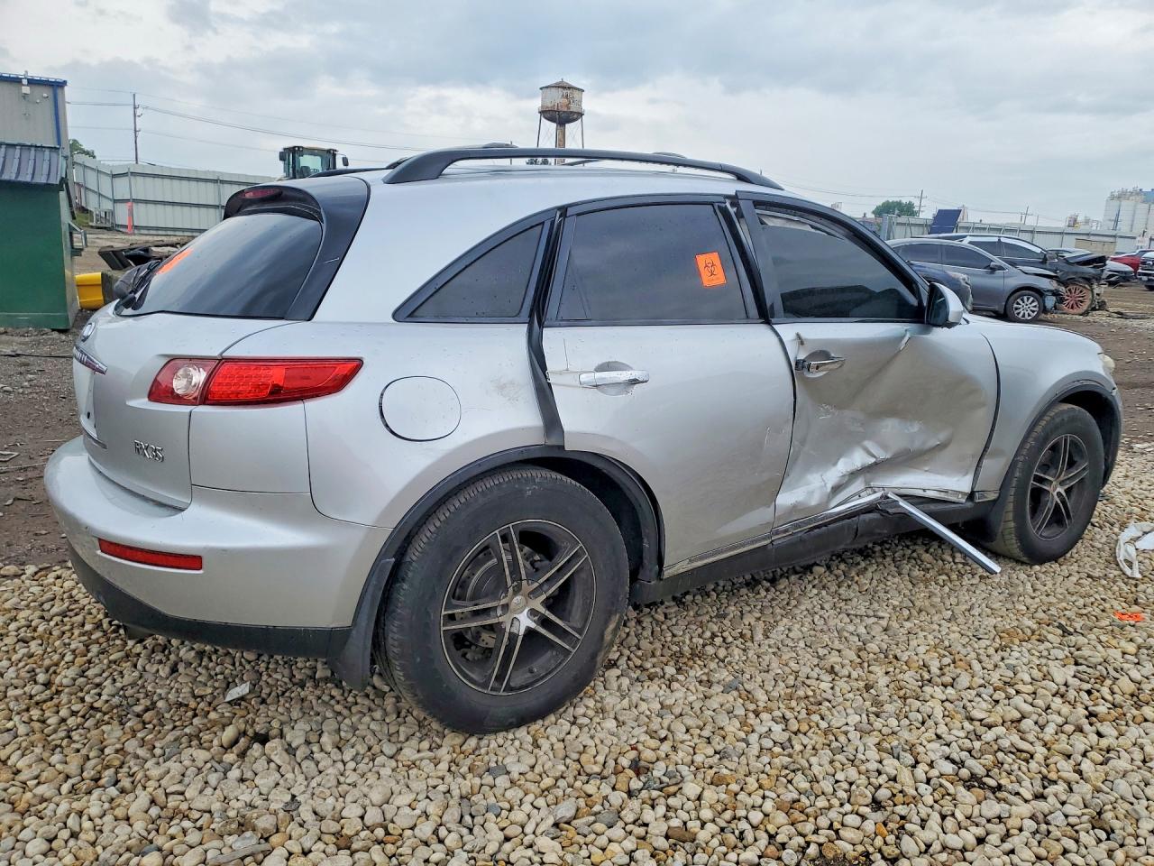 2008 Infiniti Fx35 Base Silver vin: JNRAS08W38X208903