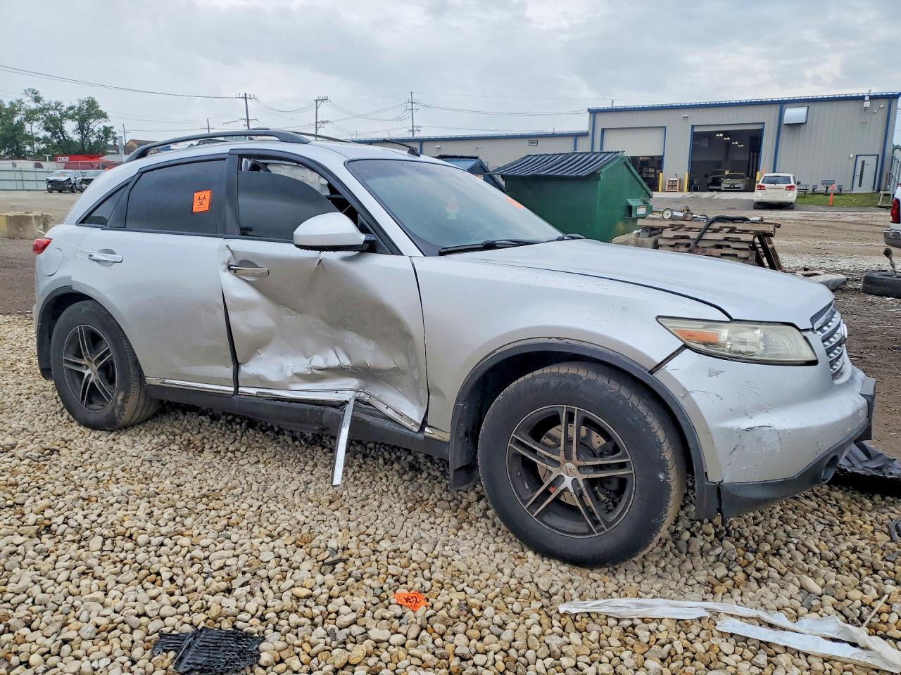 2008 Infiniti Fx35 Base Silver vin: JNRAS08W38X208903