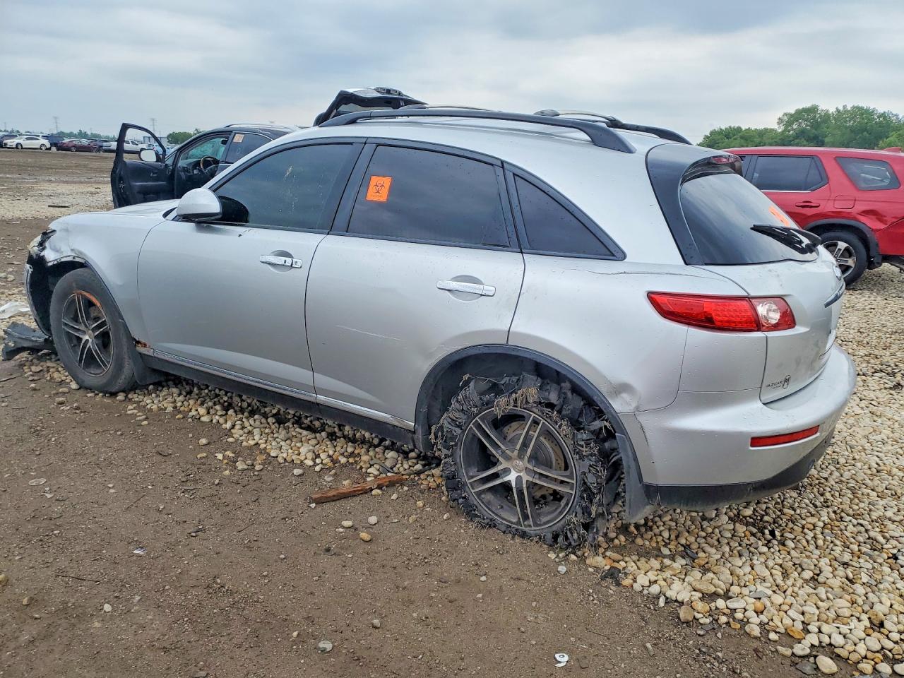 2008 Infiniti Fx35 Base Silver vin: JNRAS08W38X208903