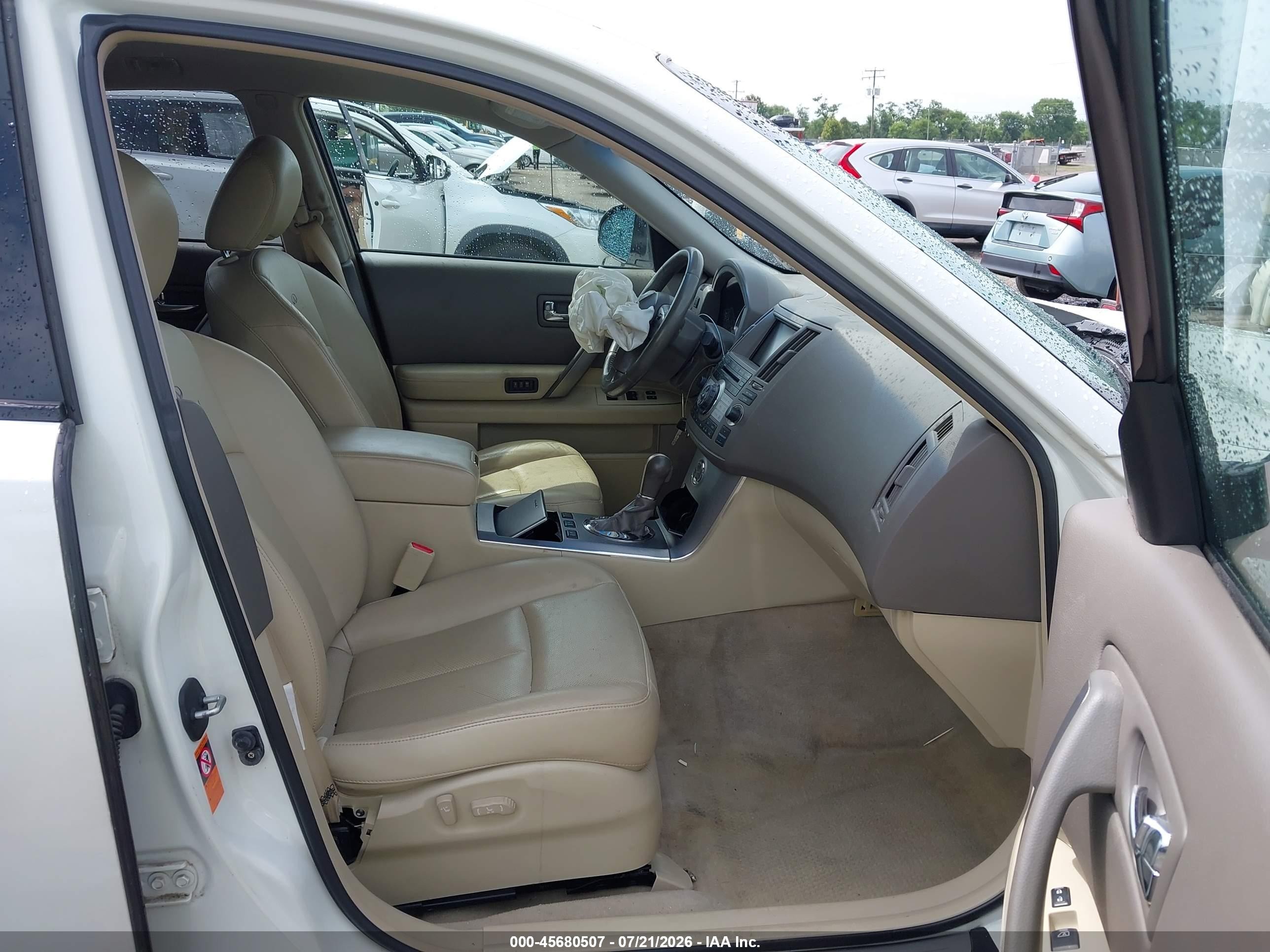 2008 Infiniti Fx35   Белый vin: JNRAS08W38X209484