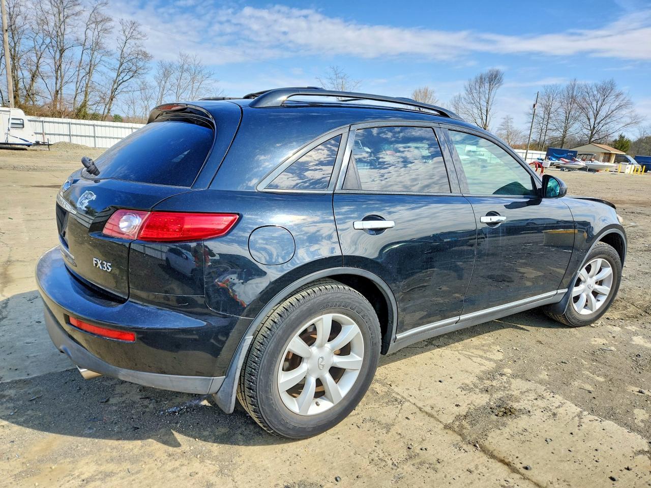2005 Infiniti Fx35 Base Black vin: JNRAS08W45X211207