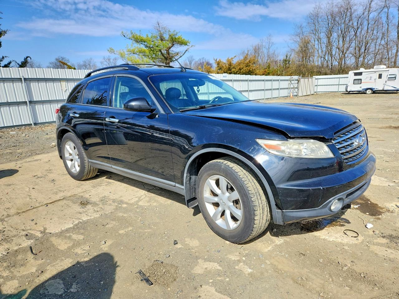 2005 Infiniti Fx35 Base Black vin: JNRAS08W45X211207
