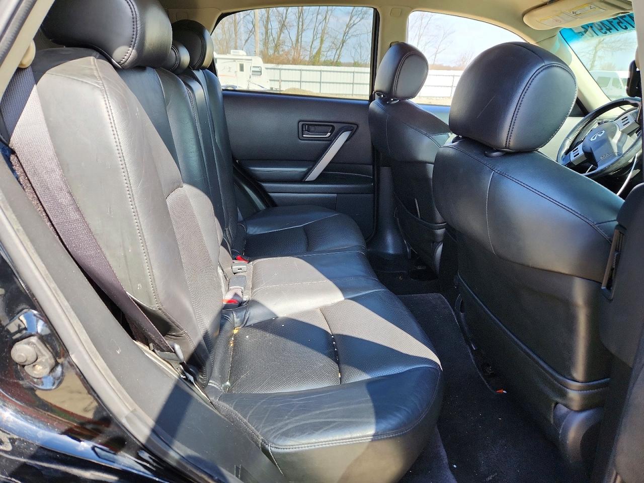 2005 Infiniti Fx35 Base Black vin: JNRAS08W45X211207
