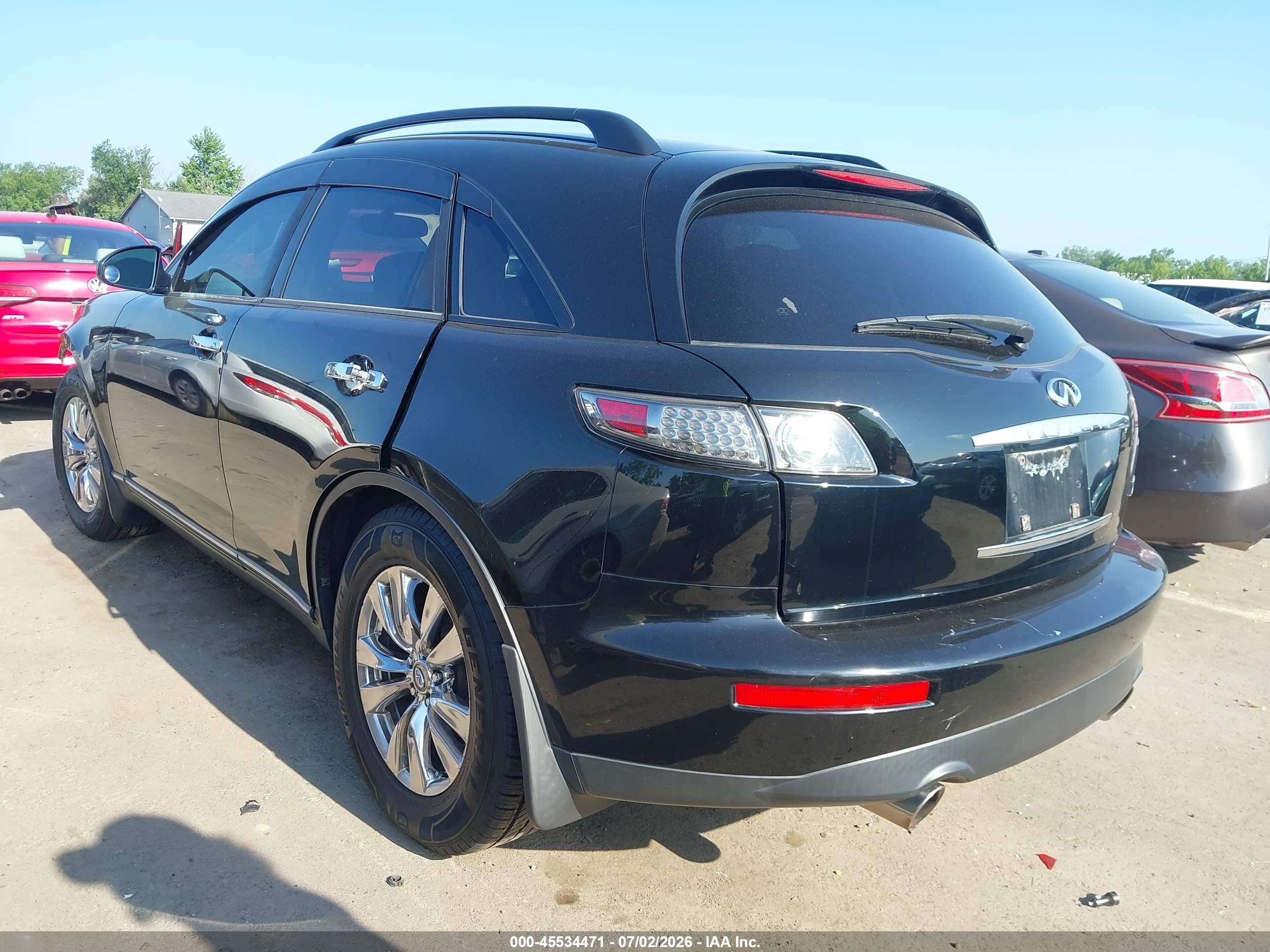2005 Infiniti Fx35   Black vin: JNRAS08W45X215550