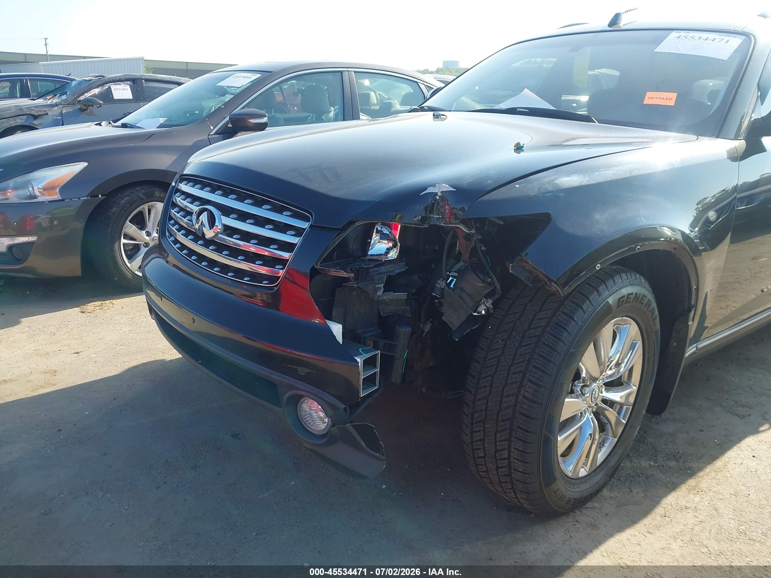 2005 Infiniti Fx35   Black vin: JNRAS08W45X215550