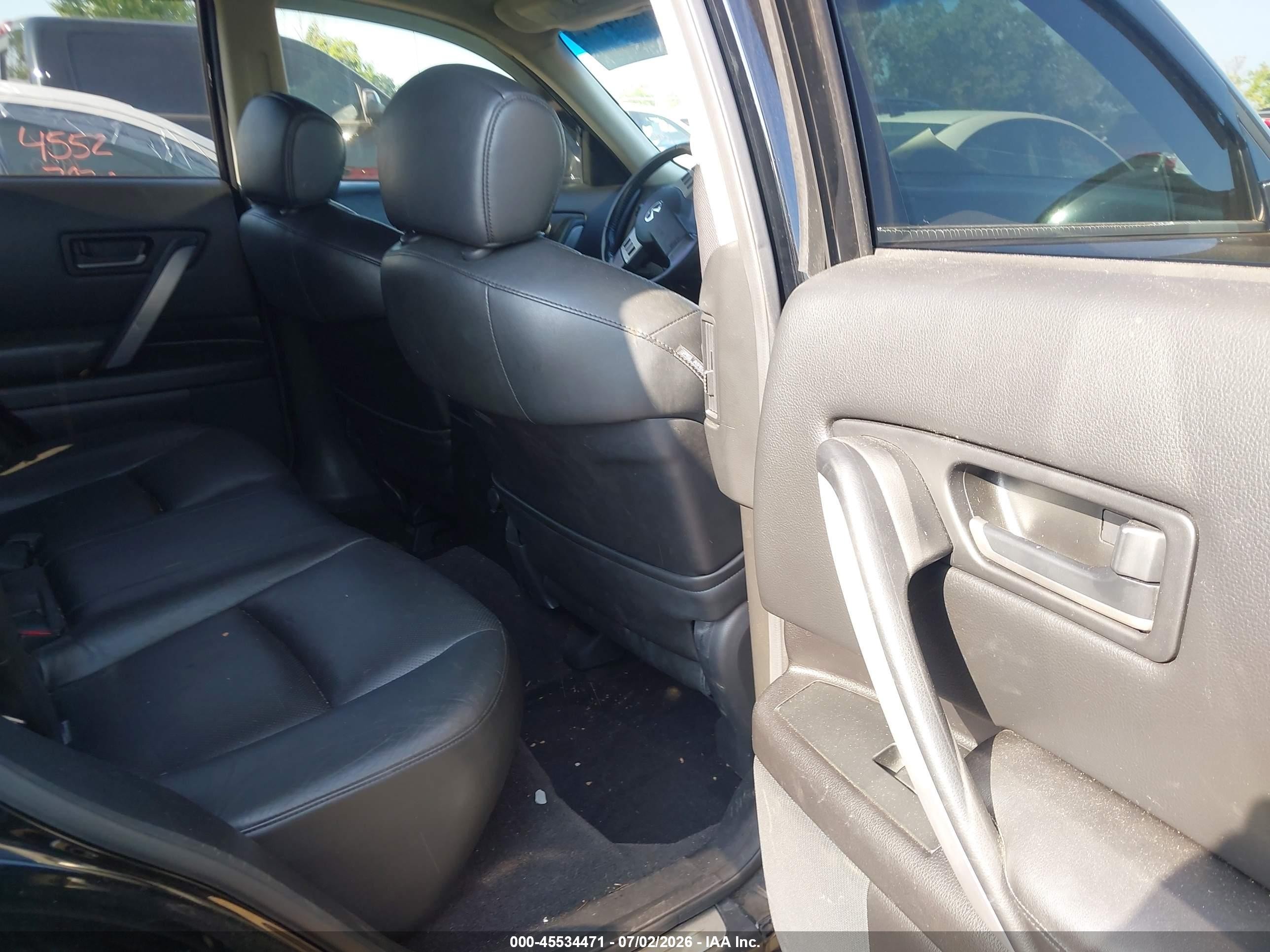 2005 Infiniti Fx35   Black vin: JNRAS08W45X215550