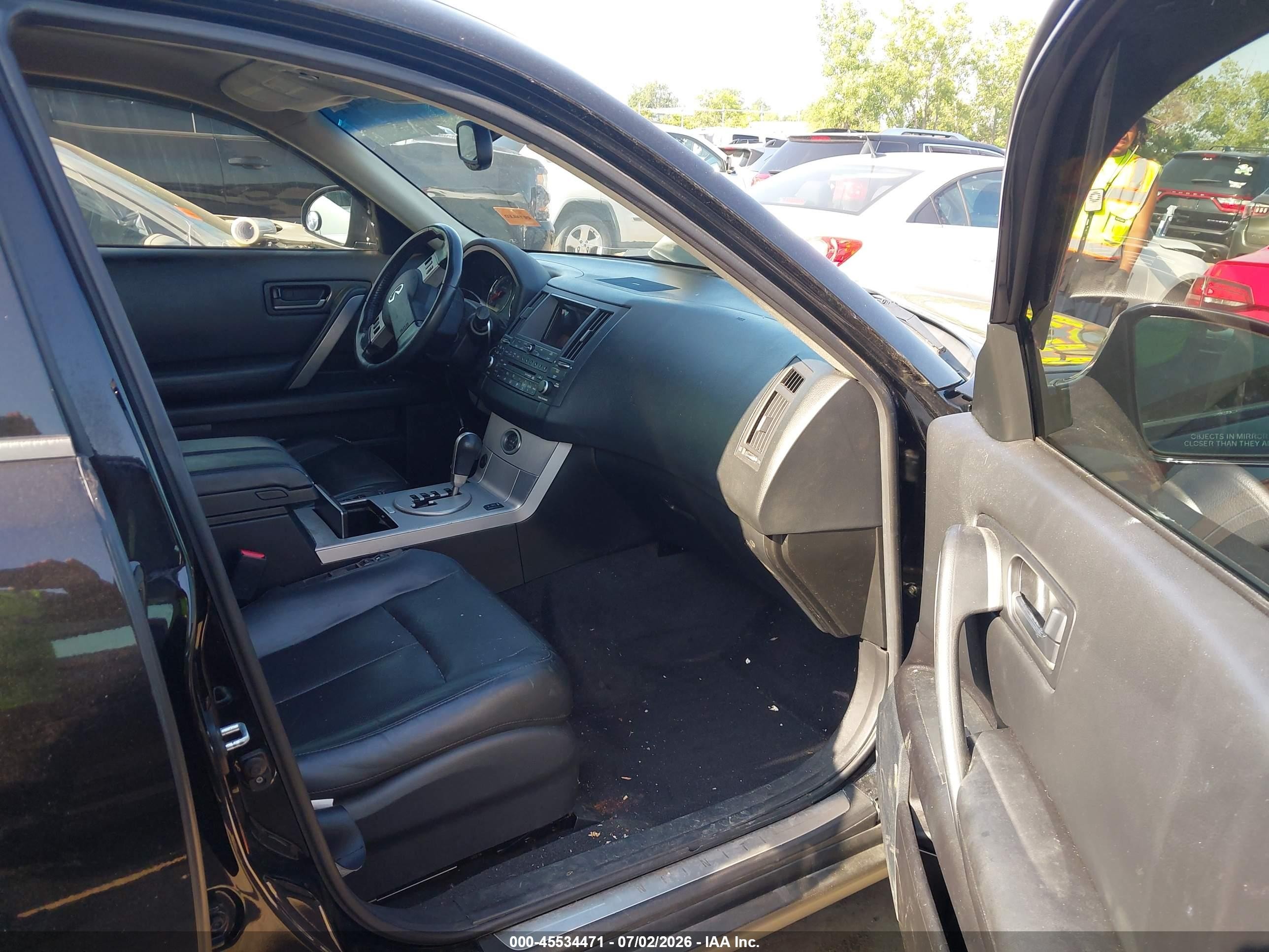 2005 Infiniti Fx35   Black vin: JNRAS08W45X215550