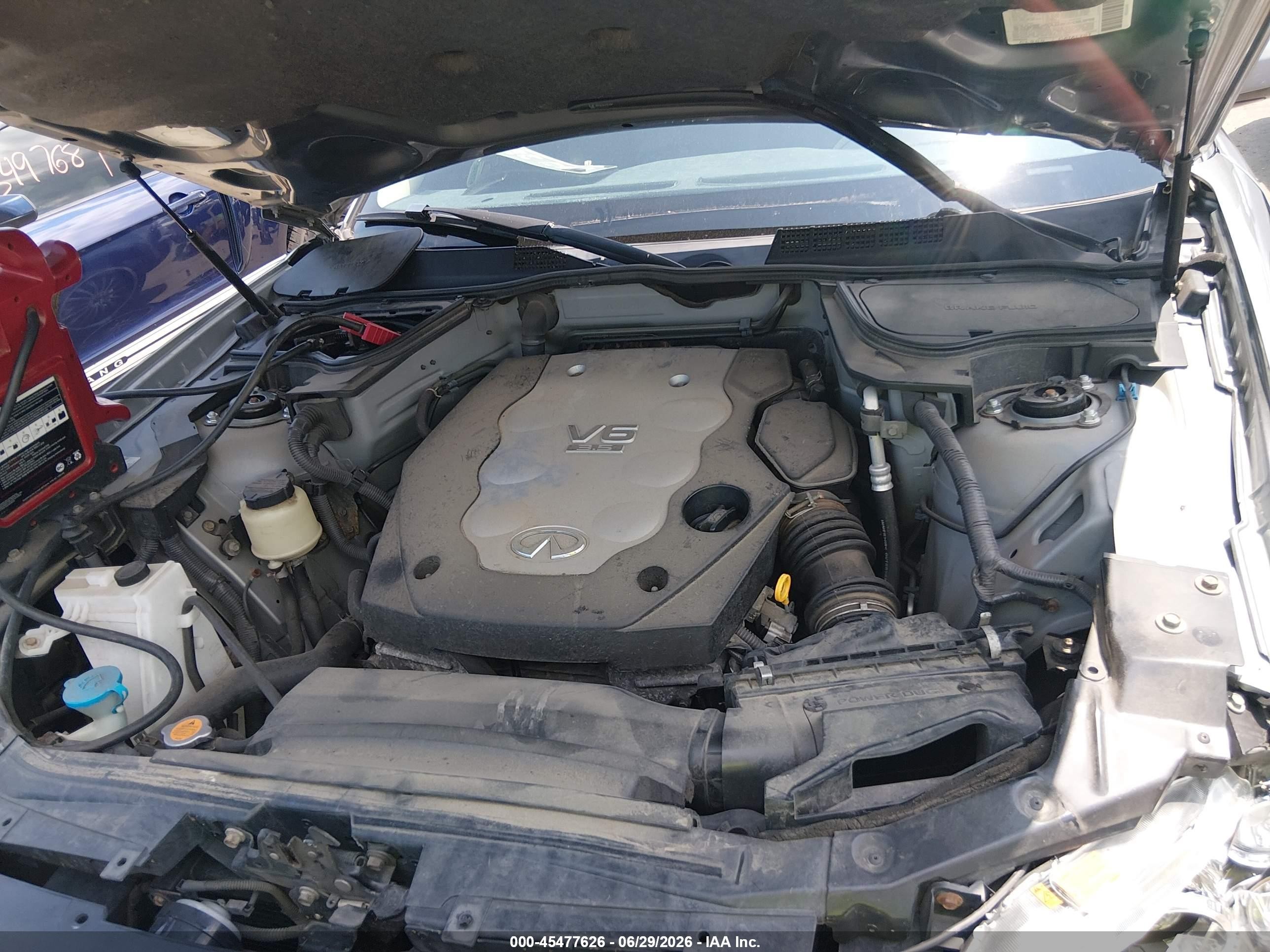 2005 Infiniti Fx35   Silver vin: JNRAS08W45X220330