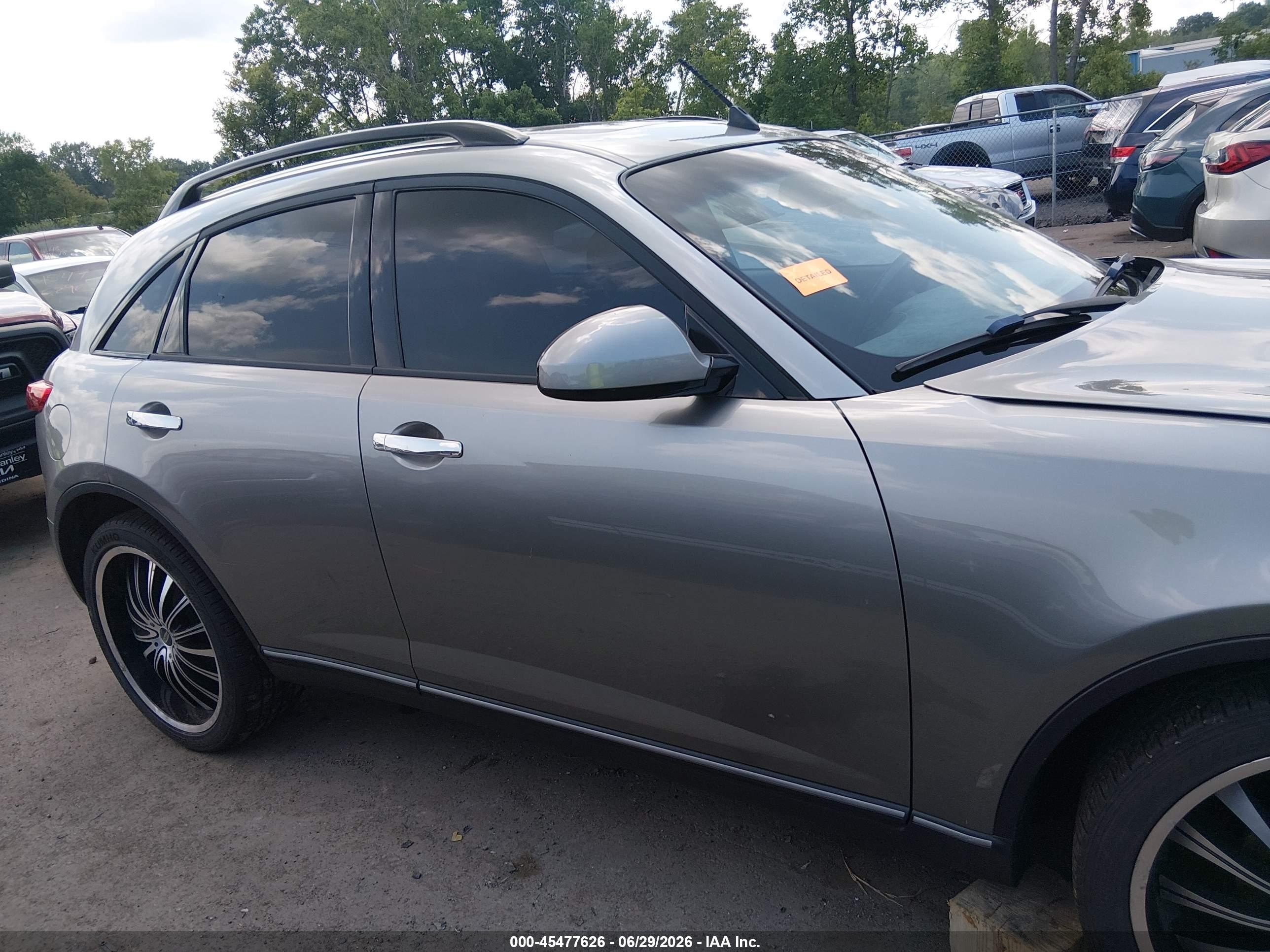 2005 Infiniti Fx35   Silver vin: JNRAS08W45X220330