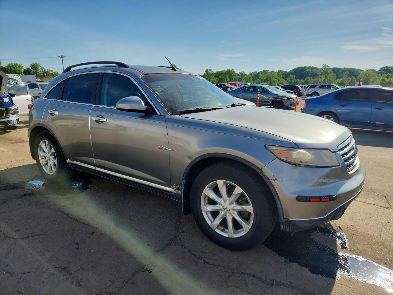2006 Infiniti Fx35 Base Gray vin: JNRAS08W46X202573