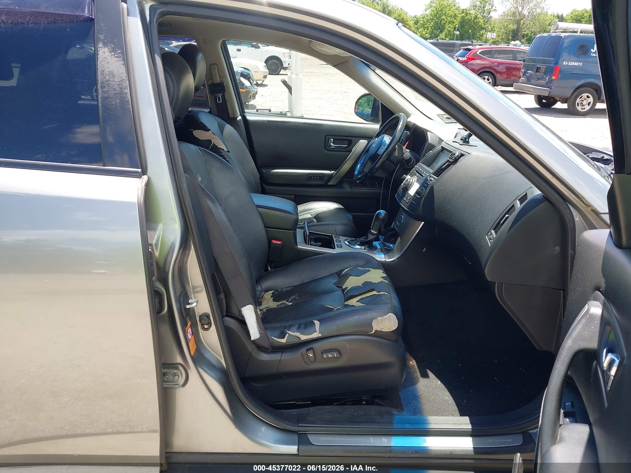 2006 Infiniti Fx35 Серый vin: JNRAS08W46X203819
