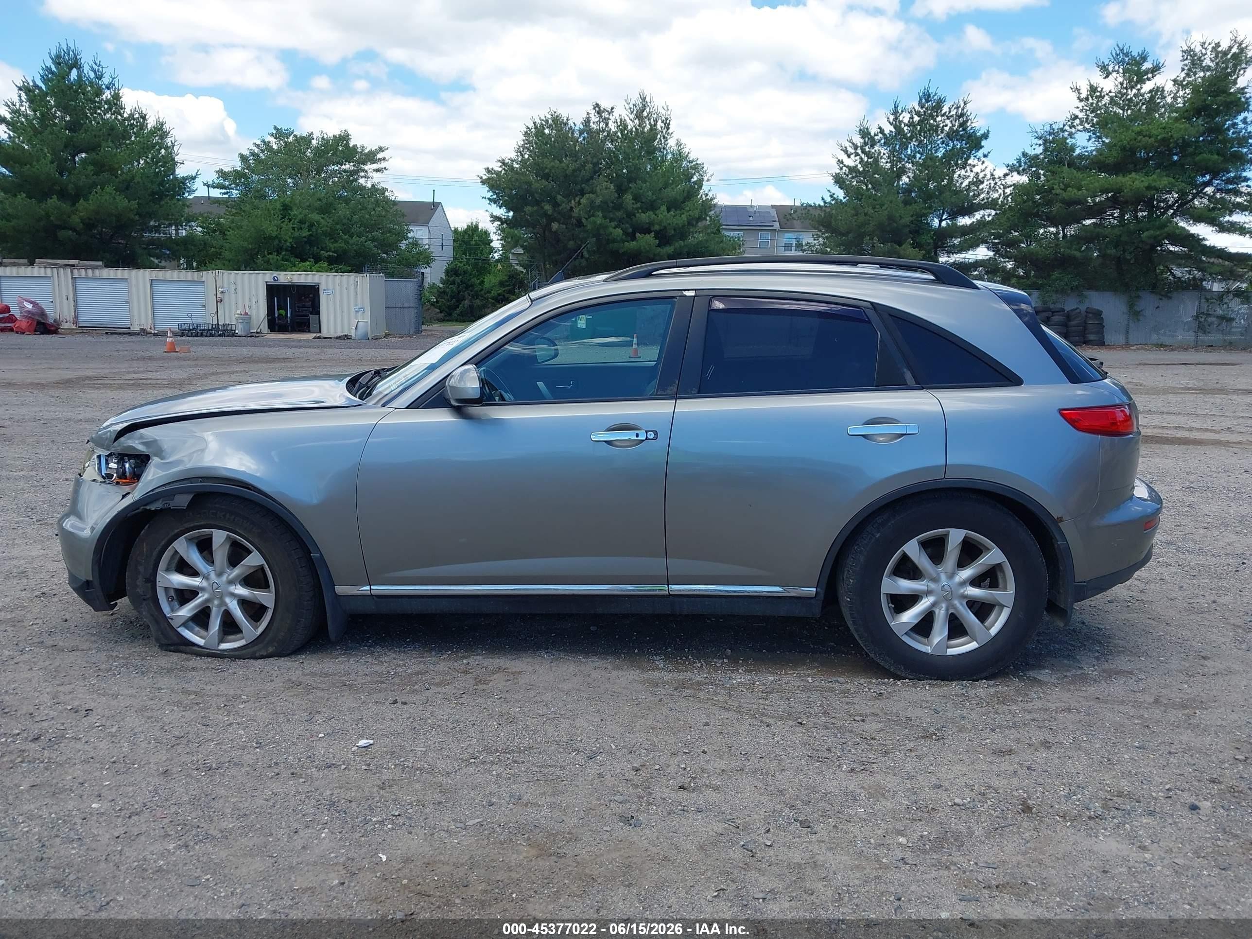 2006 Infiniti Fx35 Серый vin: JNRAS08W46X203819
