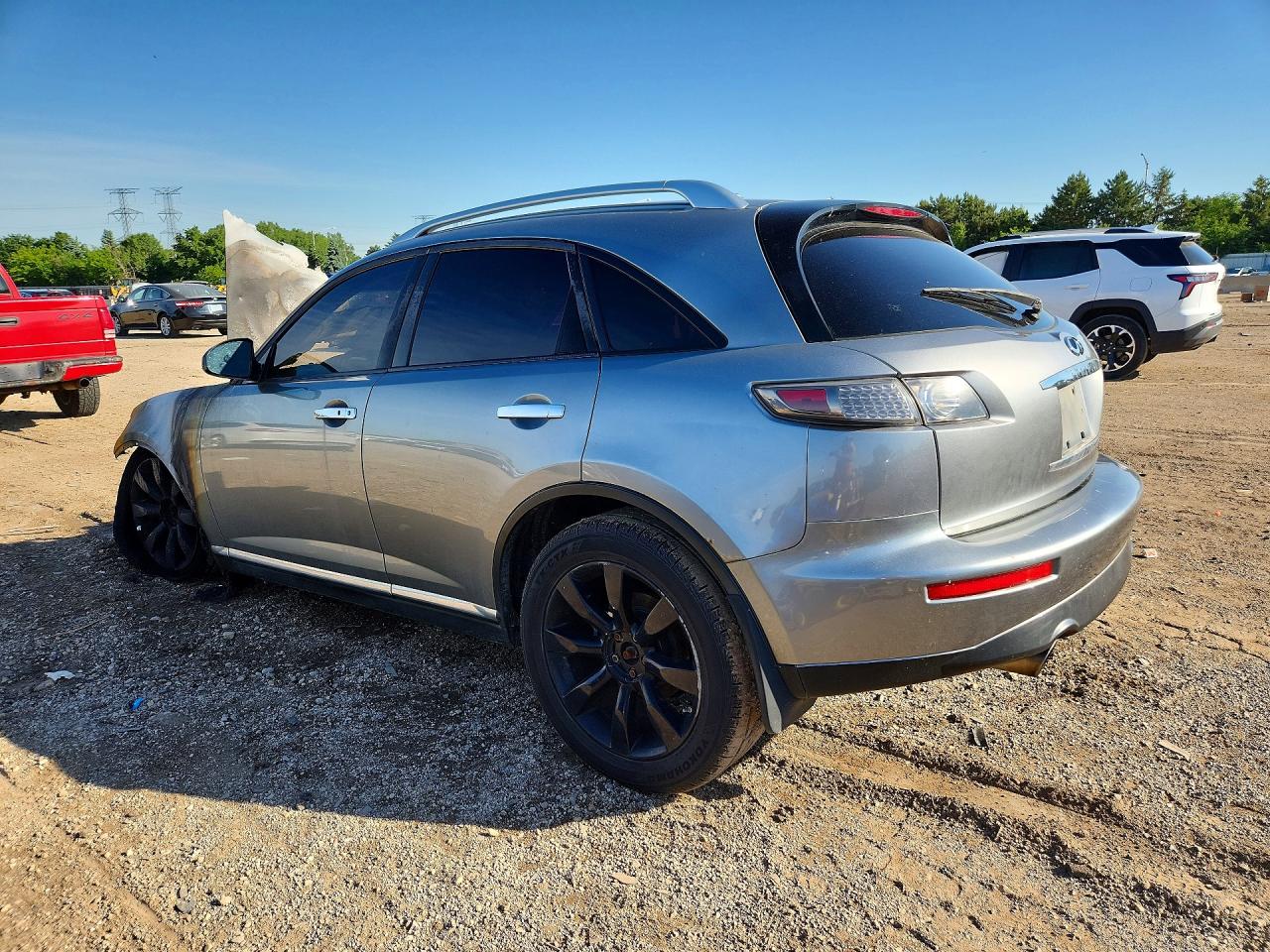 2006 Infiniti Fx35 Base Silver vin: JNRAS08W46X211239