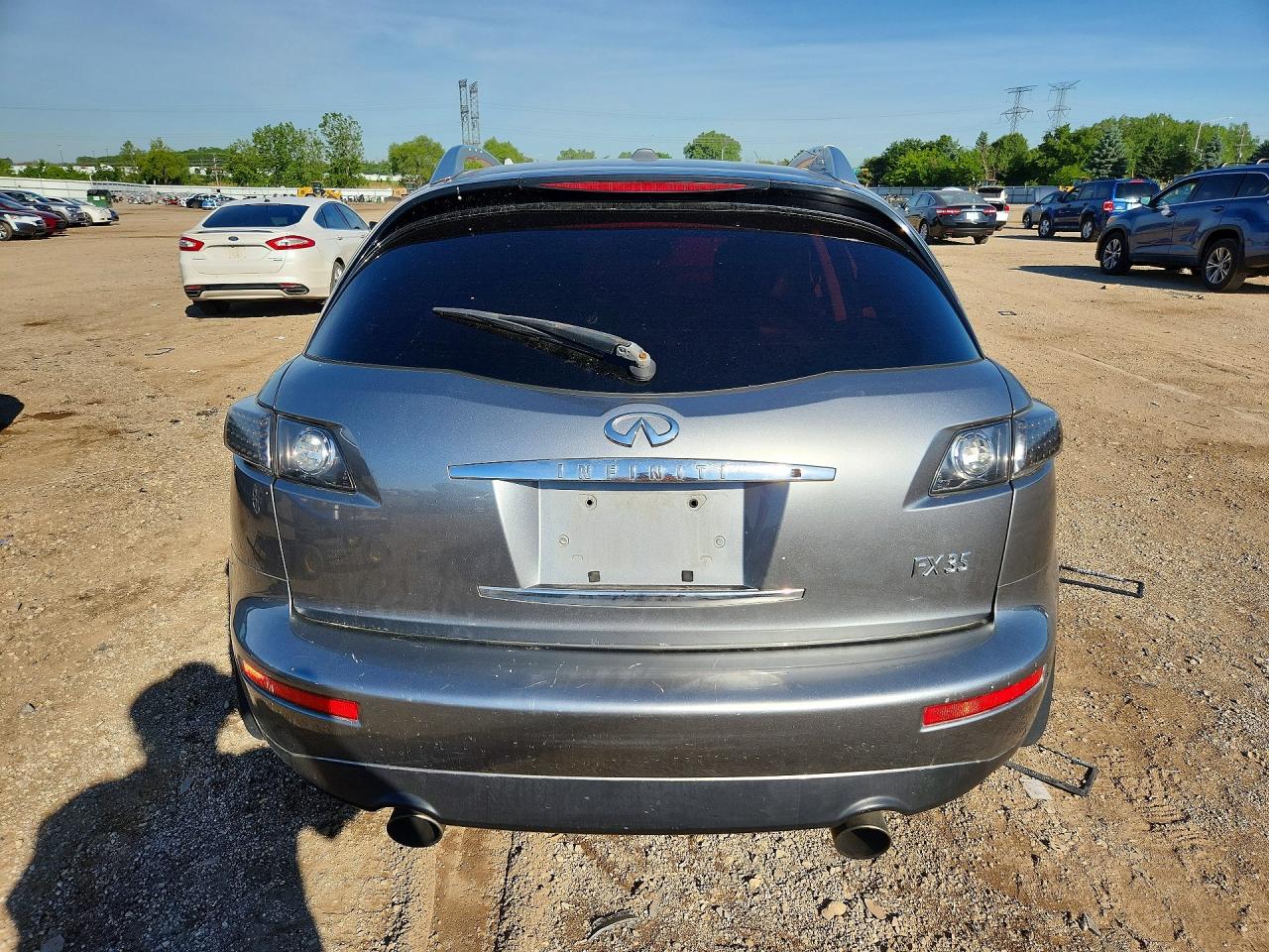 2006 Infiniti Fx35 Base Silver vin: JNRAS08W46X211239