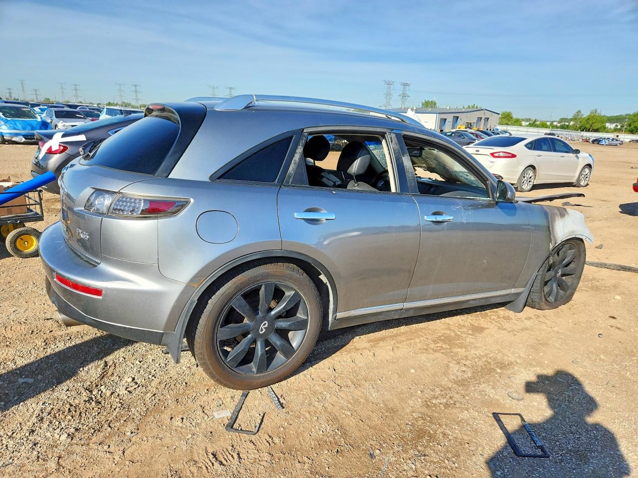 2006 Infiniti Fx35 Base Silver vin: JNRAS08W46X211239