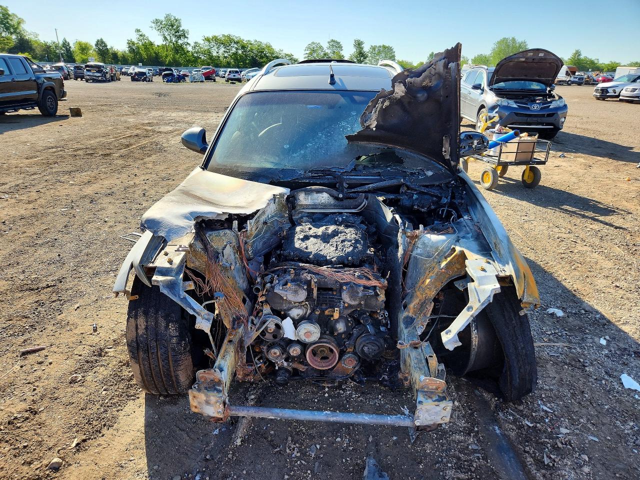 2006 Infiniti Fx35 Base Silver vin: JNRAS08W46X211239