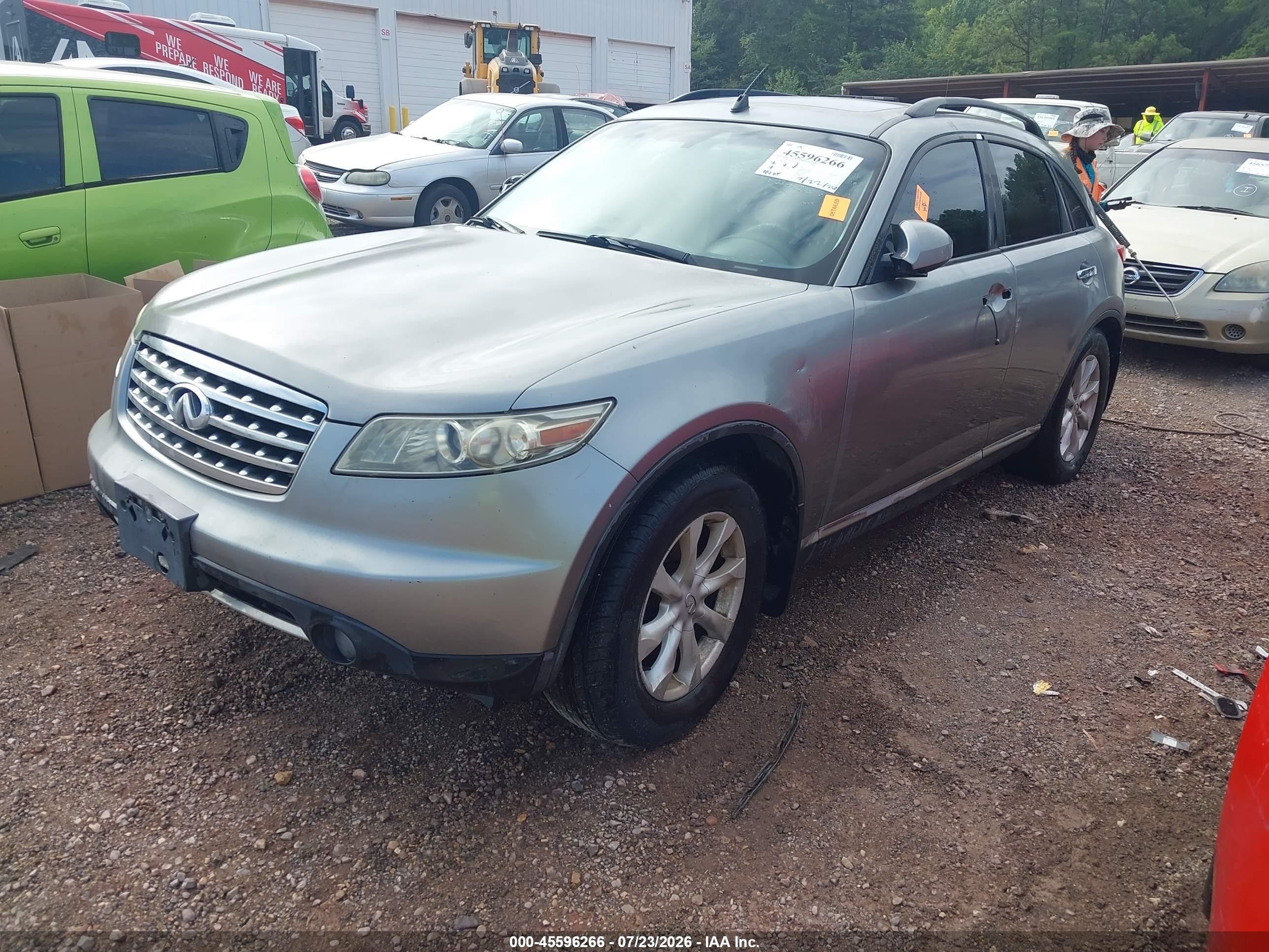 2006 Infiniti Fx35   Gray vin: JNRAS08W46X211404