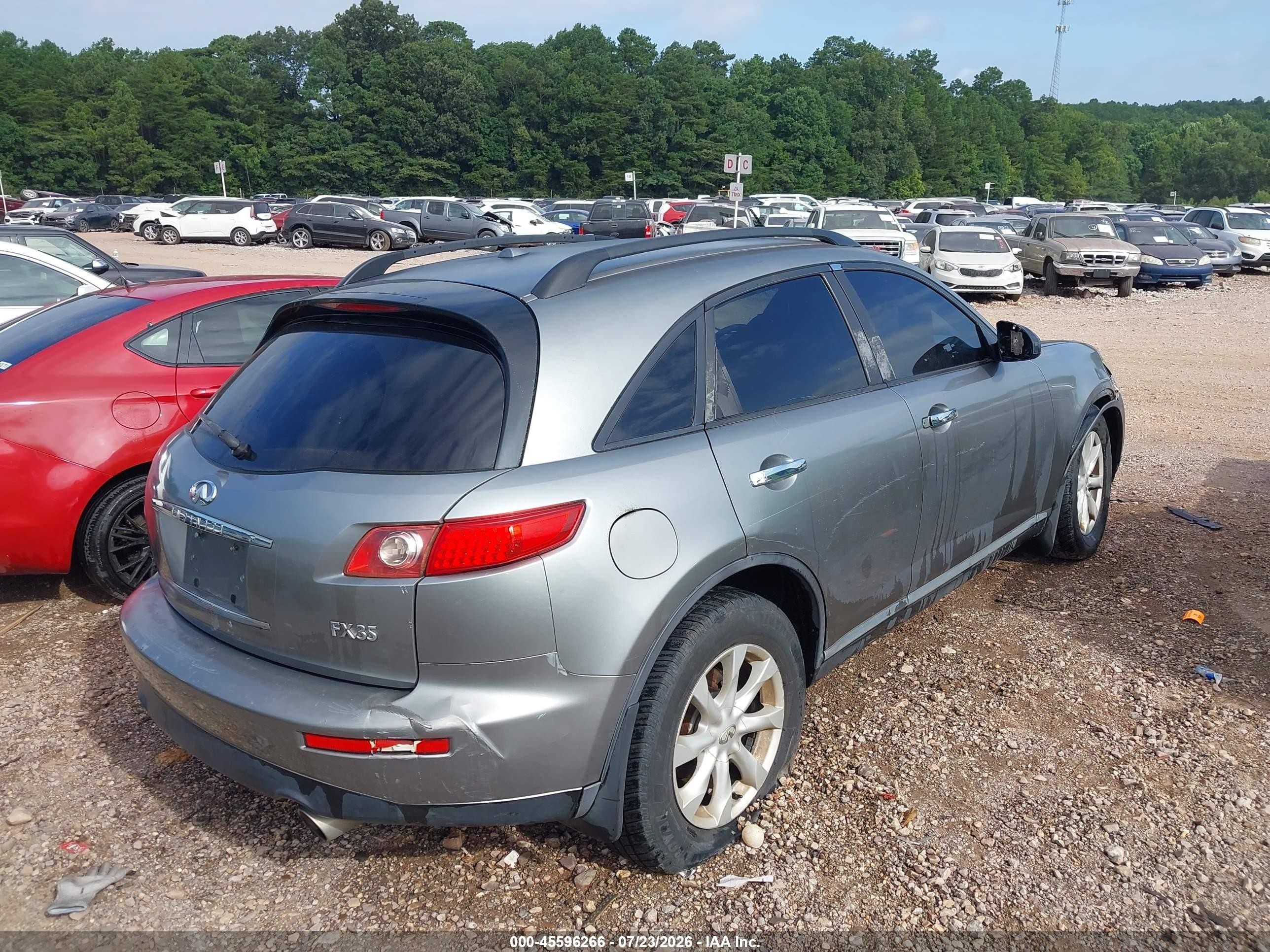 2006 Infiniti Fx35   Gray vin: JNRAS08W46X211404