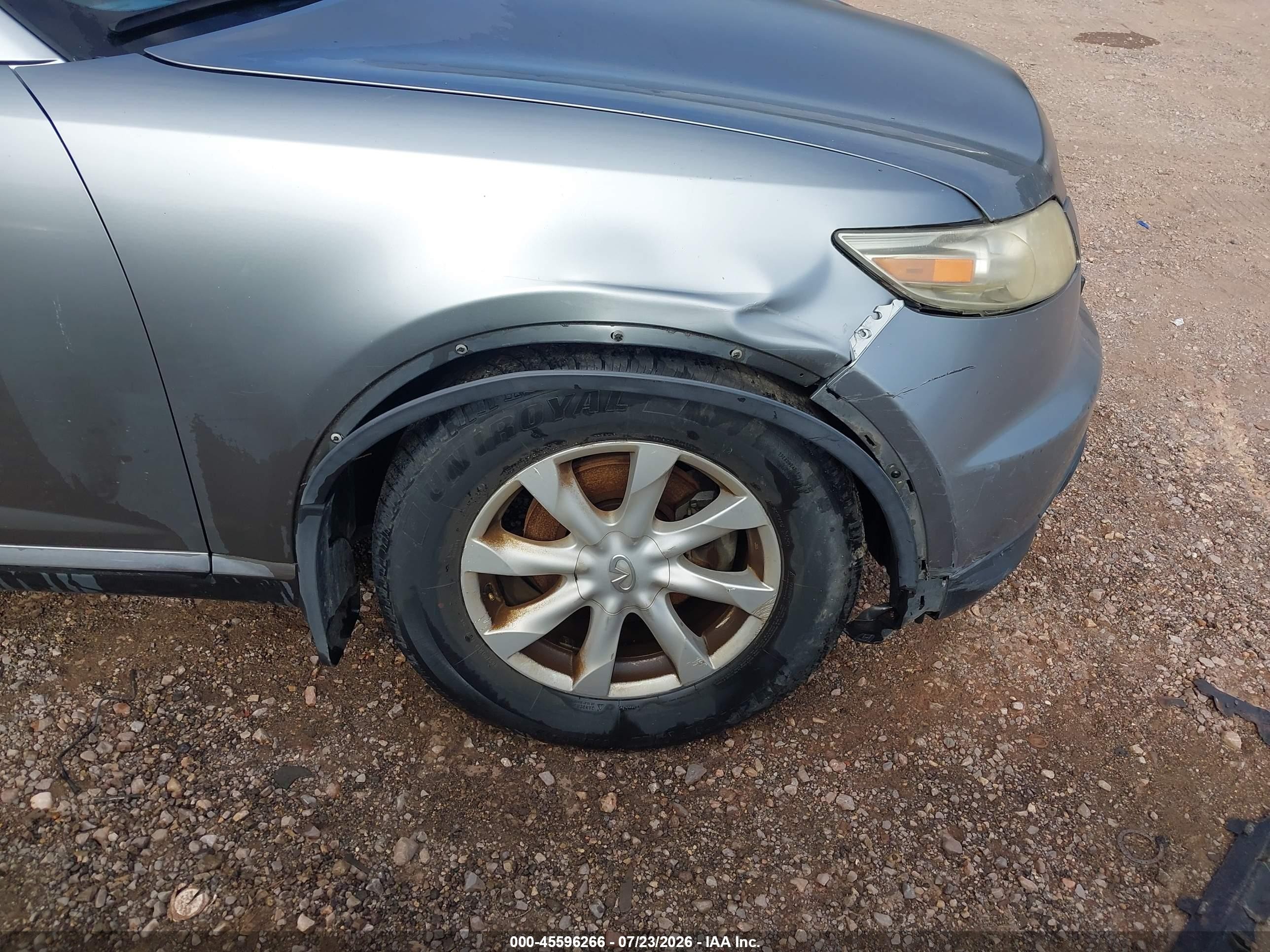 2006 Infiniti Fx35   Gray vin: JNRAS08W46X211404