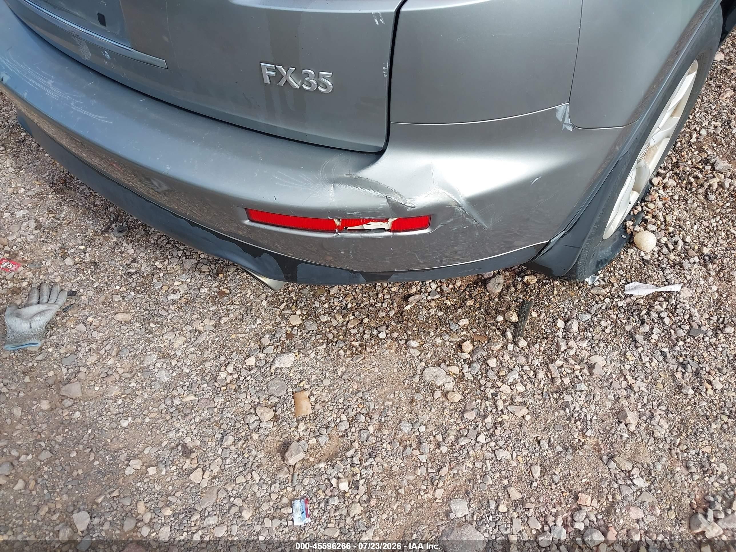 2006 Infiniti Fx35   Gray vin: JNRAS08W46X211404
