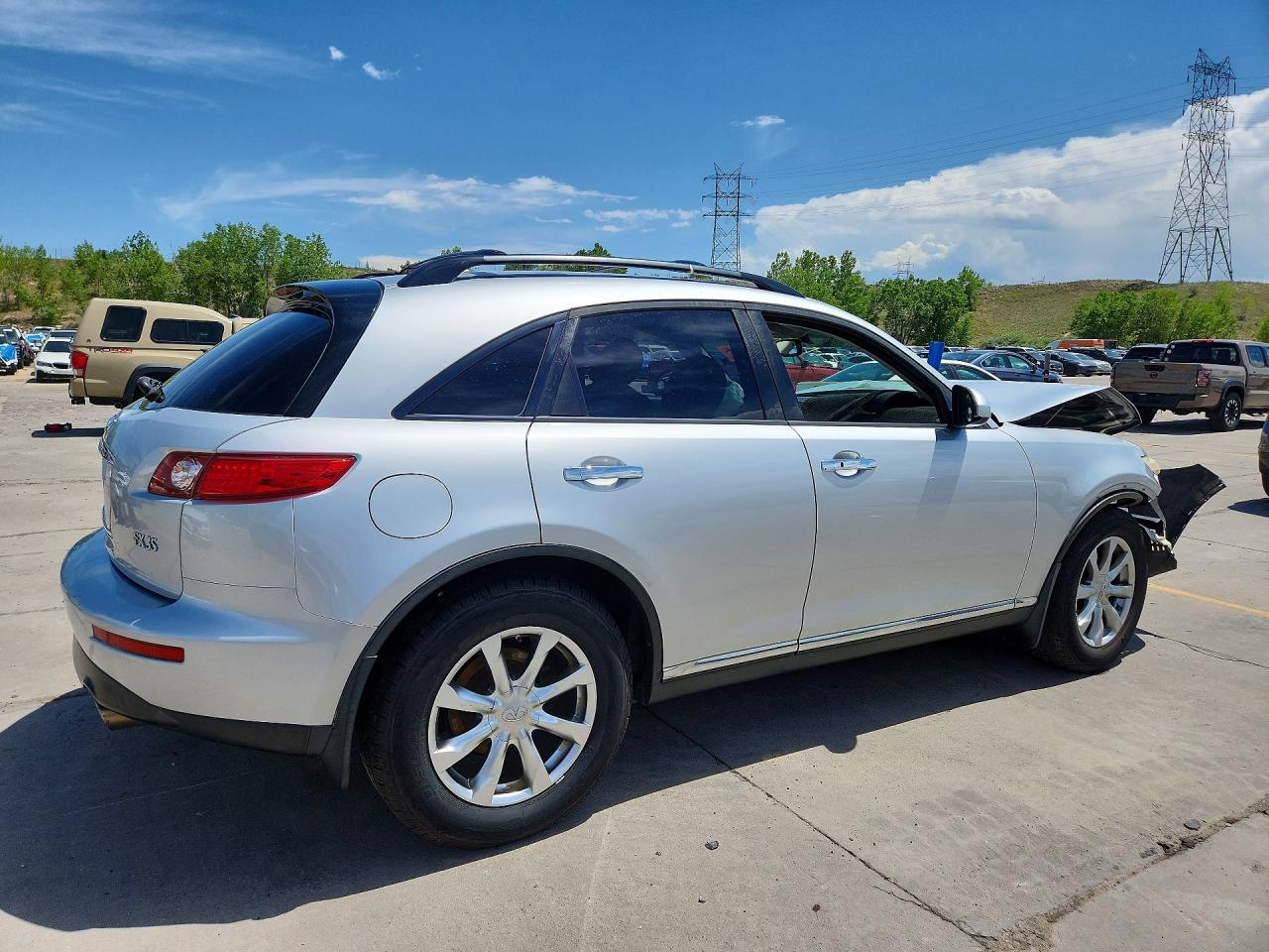 2007 Infiniti Fx35 Base Silver vin: JNRAS08W47X208486