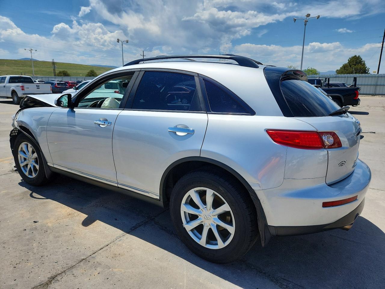2007 Infiniti Fx35 Base Silver vin: JNRAS08W47X208486