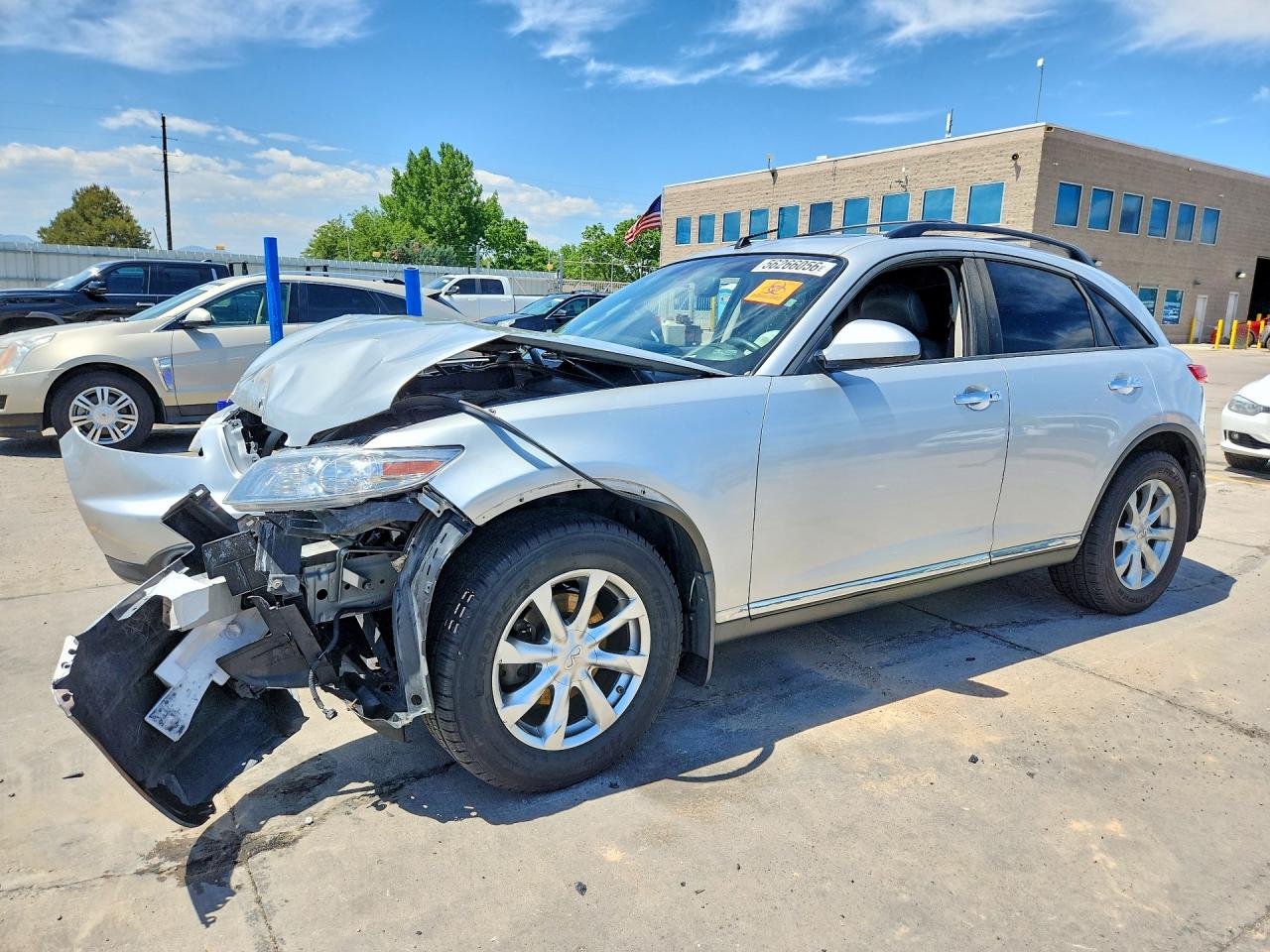2007 Infiniti Fx35 Base Silver vin: JNRAS08W47X208486