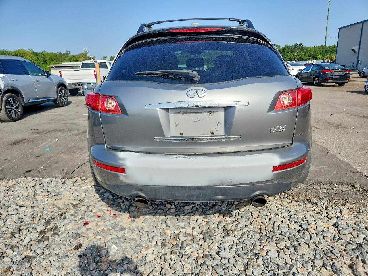 2008 Infiniti Fx35 Base Gray vin: JNRAS08W48X201703