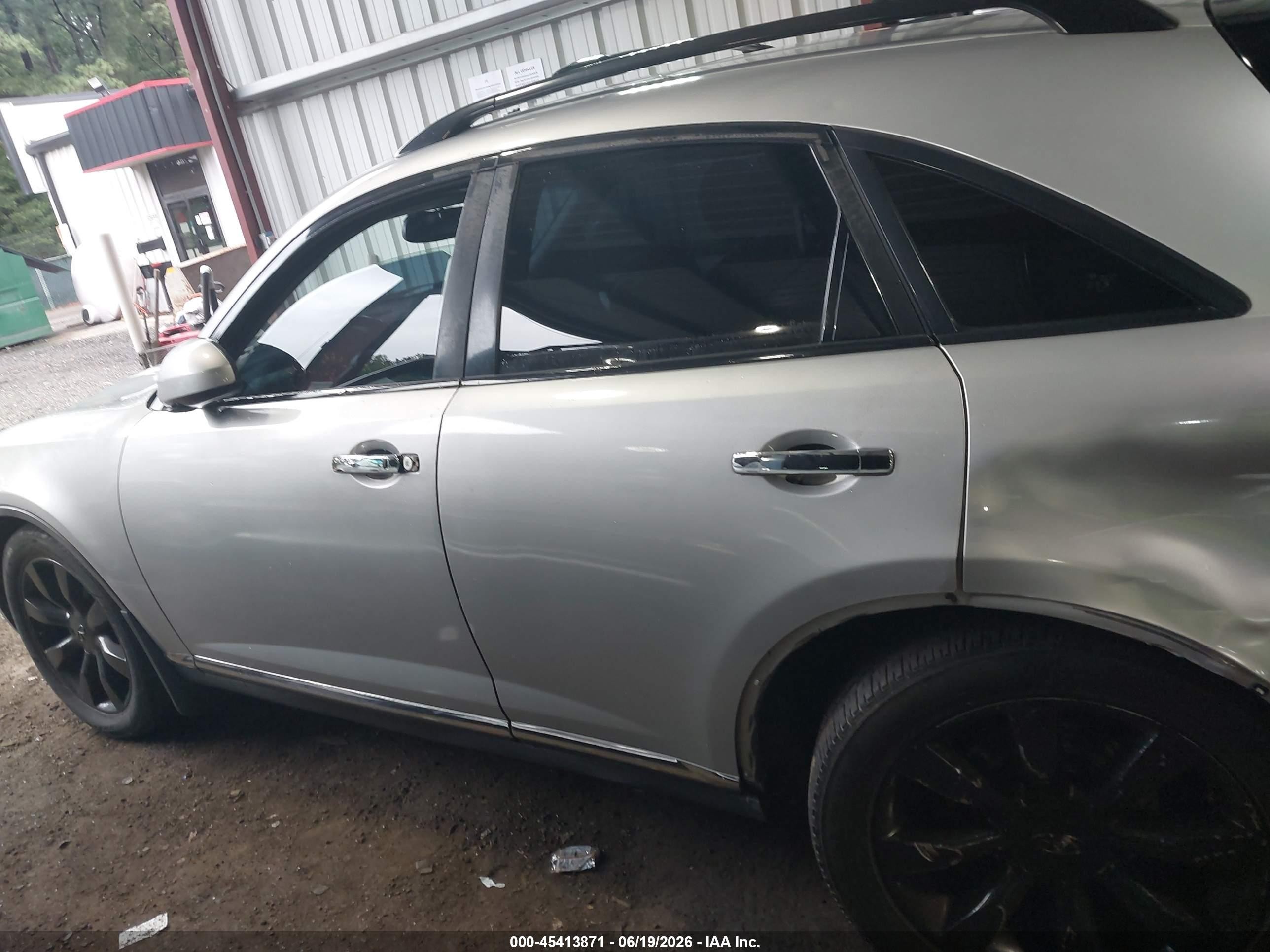 2008 Infiniti Fx35   Silver vin: JNRAS08W48X206755