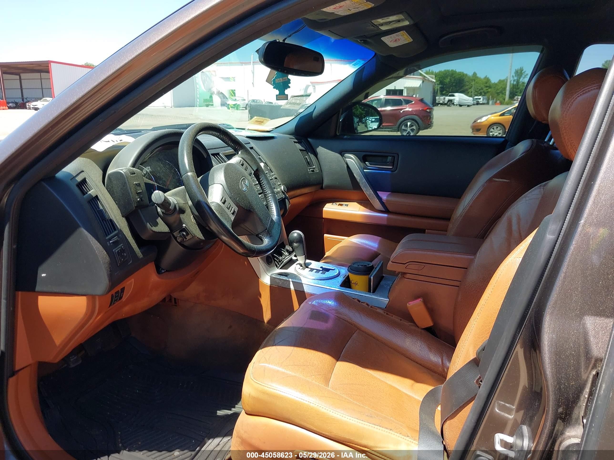 2005 Infiniti Fx35   Brown vin: JNRAS08W55X212527