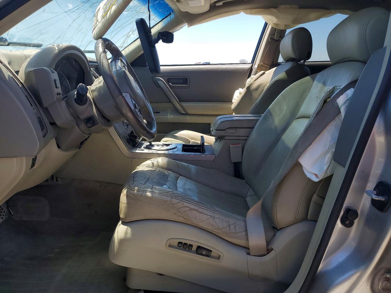 2005 Infiniti Fx35 Base Silver vin: JNRAS08W55X214469