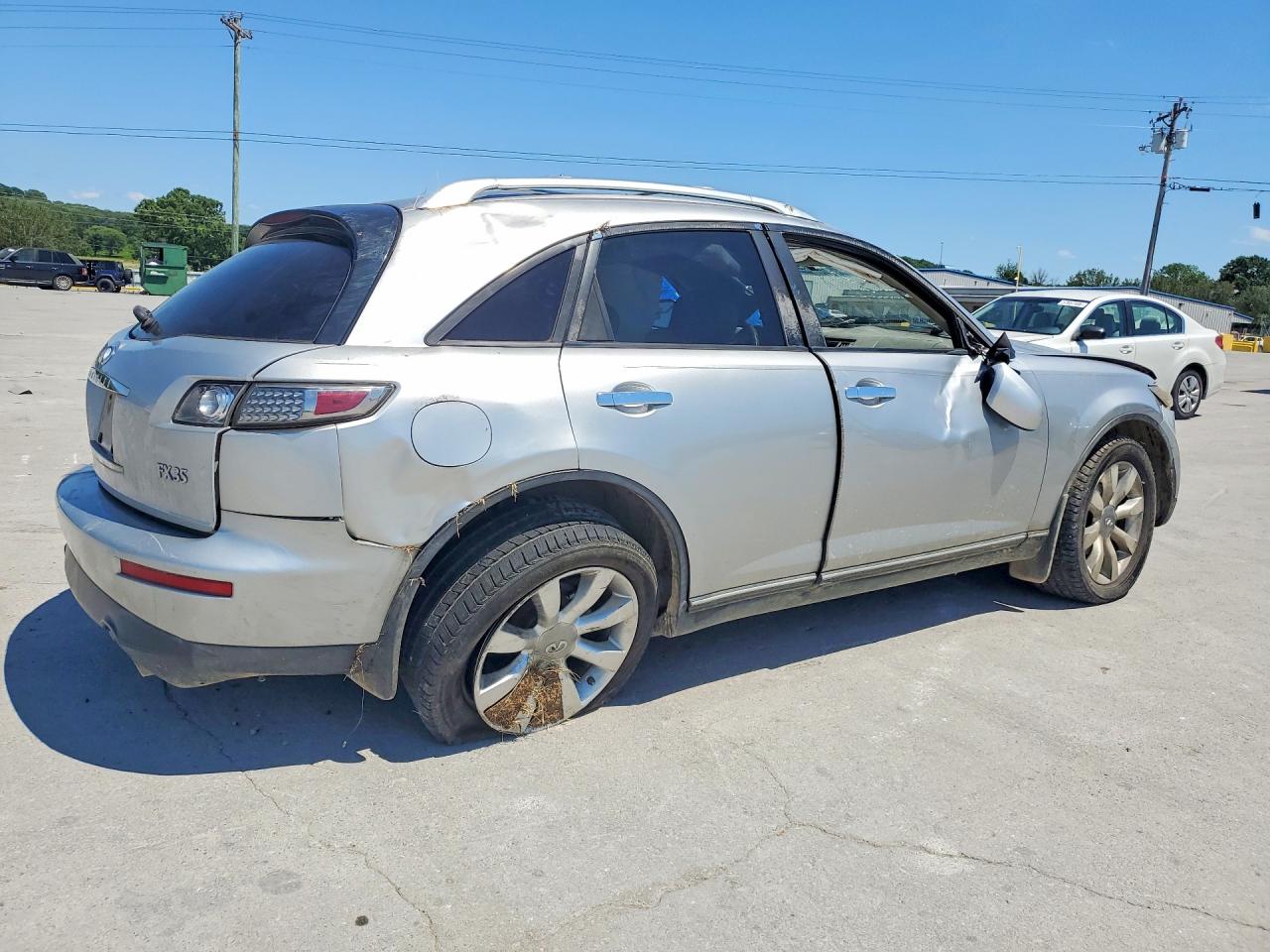 2005 Infiniti Fx35 Base Silver vin: JNRAS08W55X214469