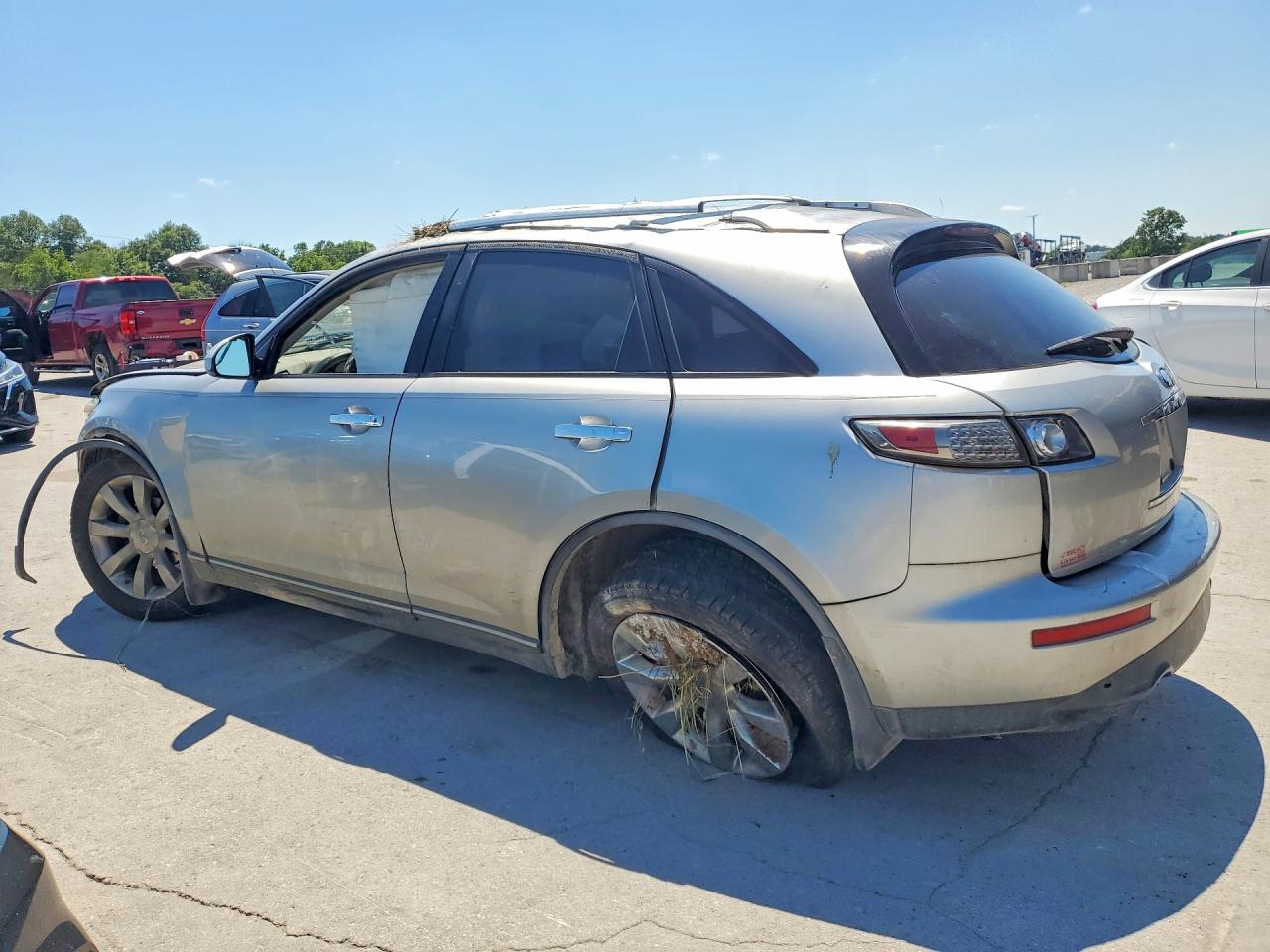 2005 Infiniti Fx35 Base Silver vin: JNRAS08W55X214469