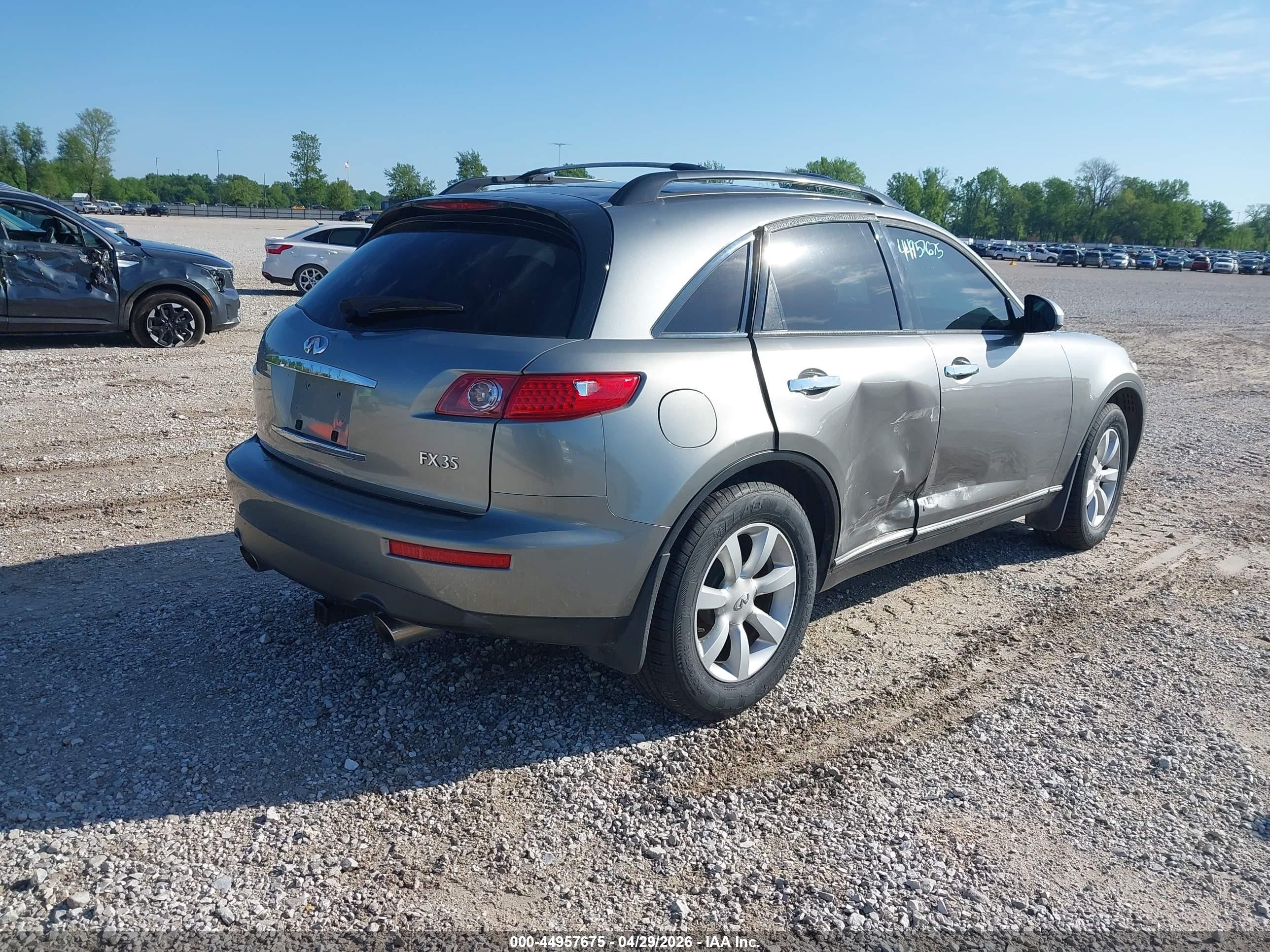 2005 Infiniti Fx35   Серый vin: JNRAS08W55X218263