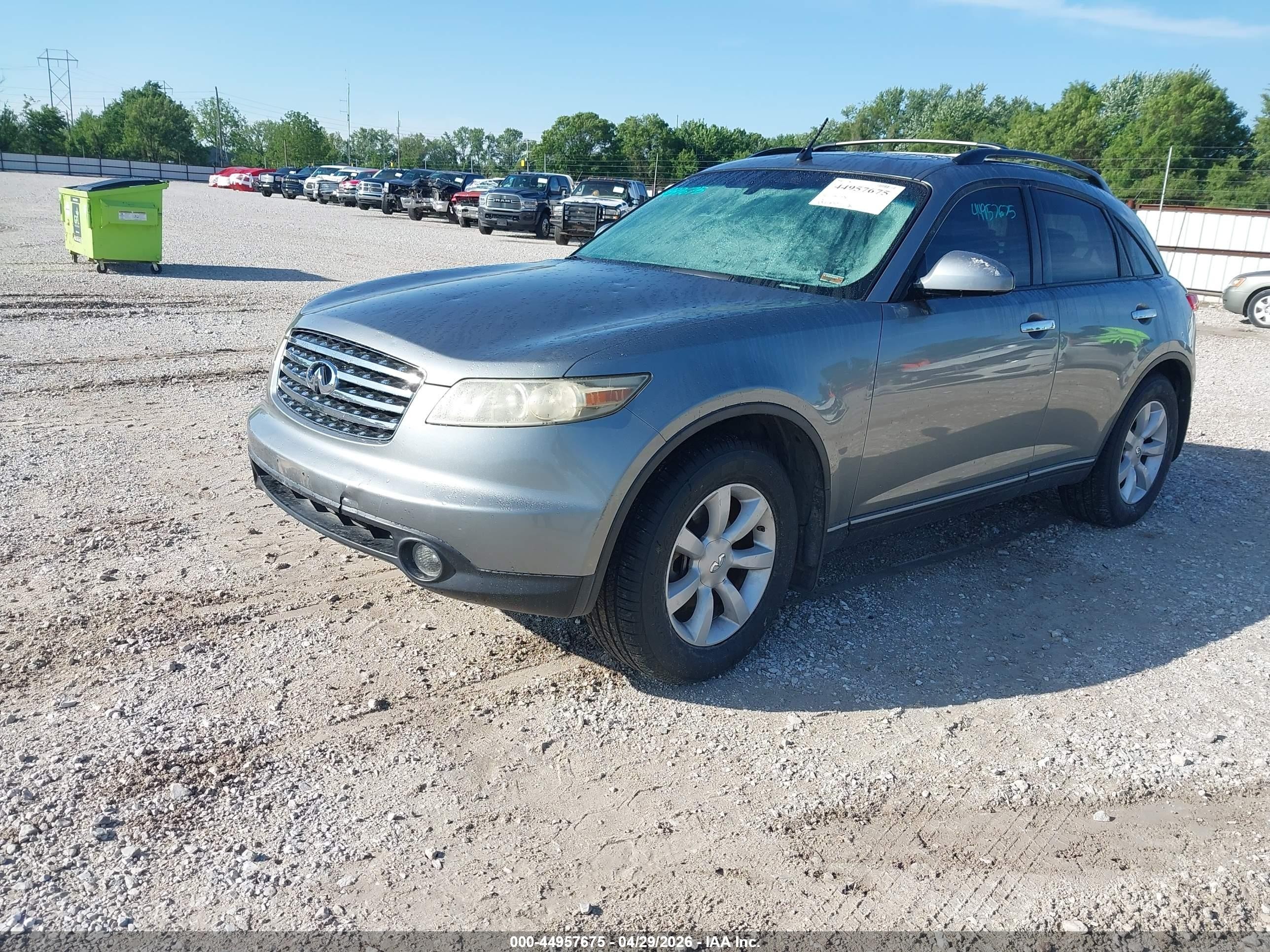 2005 Infiniti Fx35   Серый vin: JNRAS08W55X218263