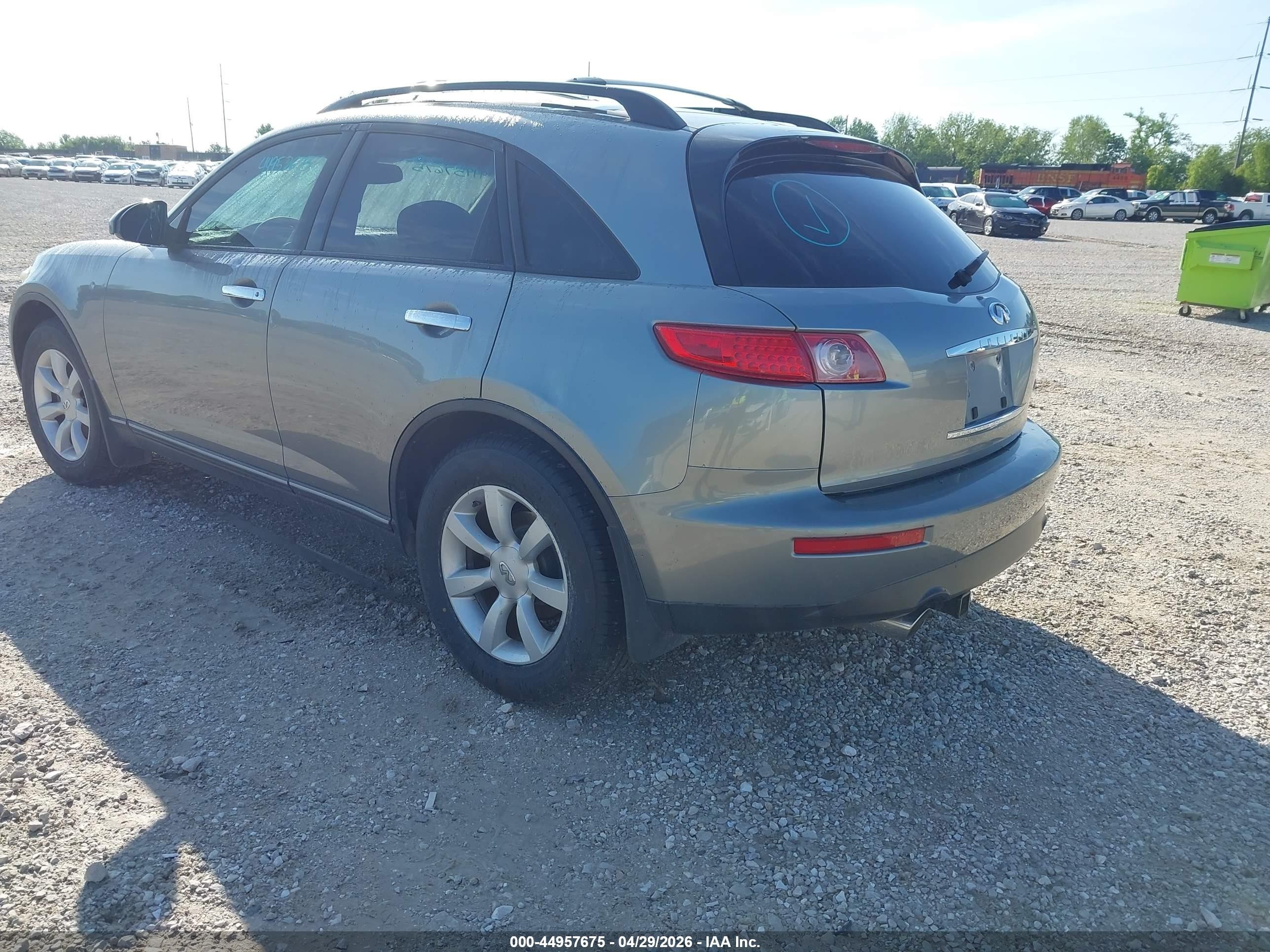2005 Infiniti Fx35   Серый vin: JNRAS08W55X218263