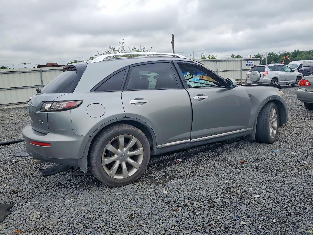 2008 Infiniti Fx35 Base Gray vin: JNRAS08W58X205808