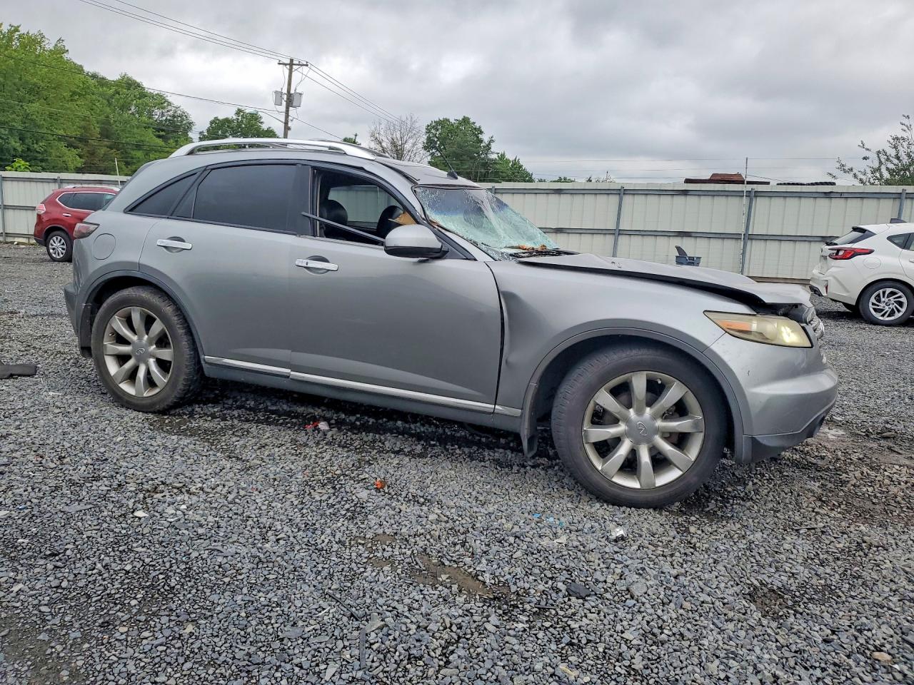 2008 Infiniti Fx35 Base Gray vin: JNRAS08W58X205808