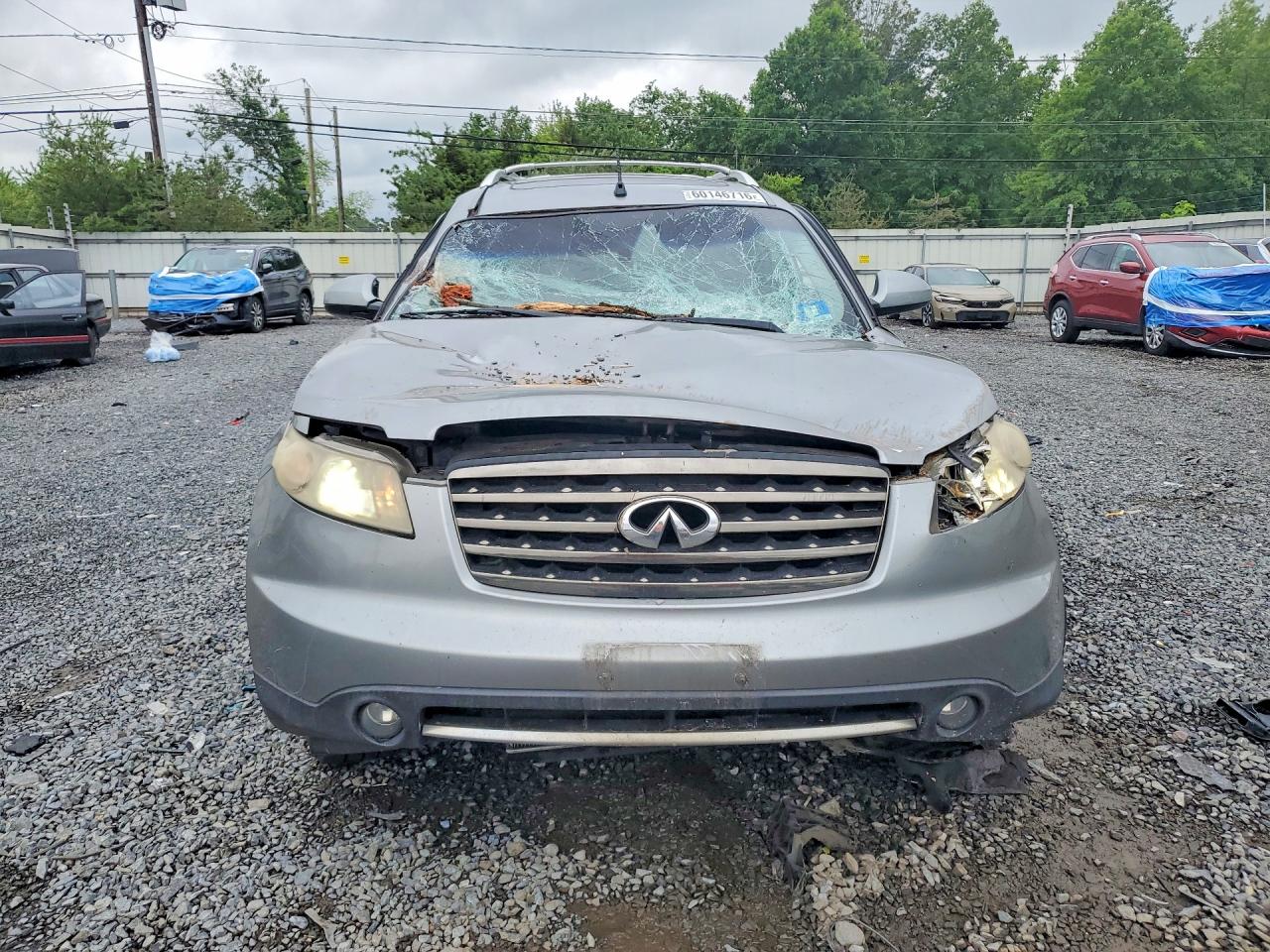 2008 Infiniti Fx35 Base Gray vin: JNRAS08W58X205808
