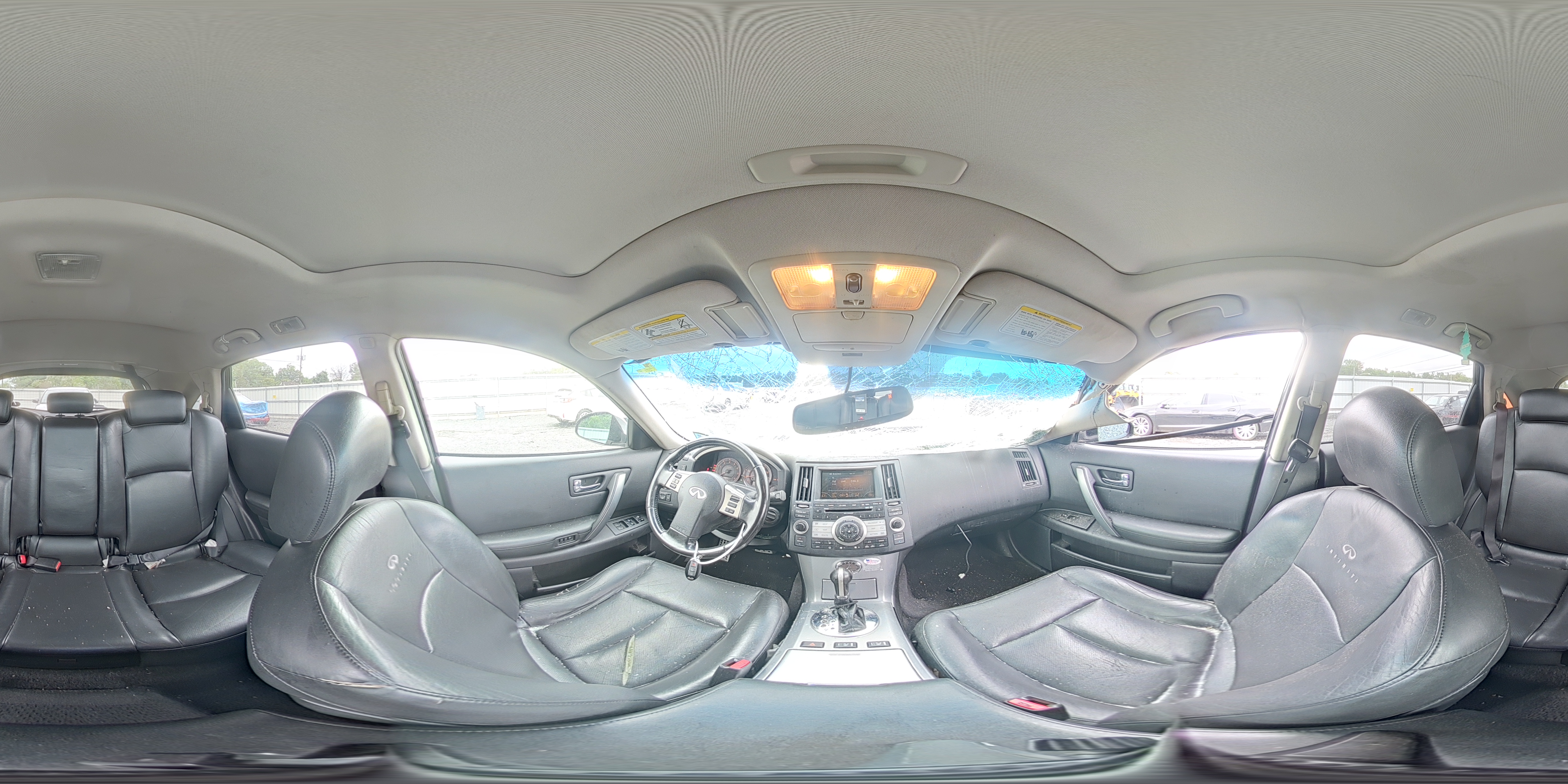 2008 Infiniti Fx35 Base Gray vin: JNRAS08W58X205808